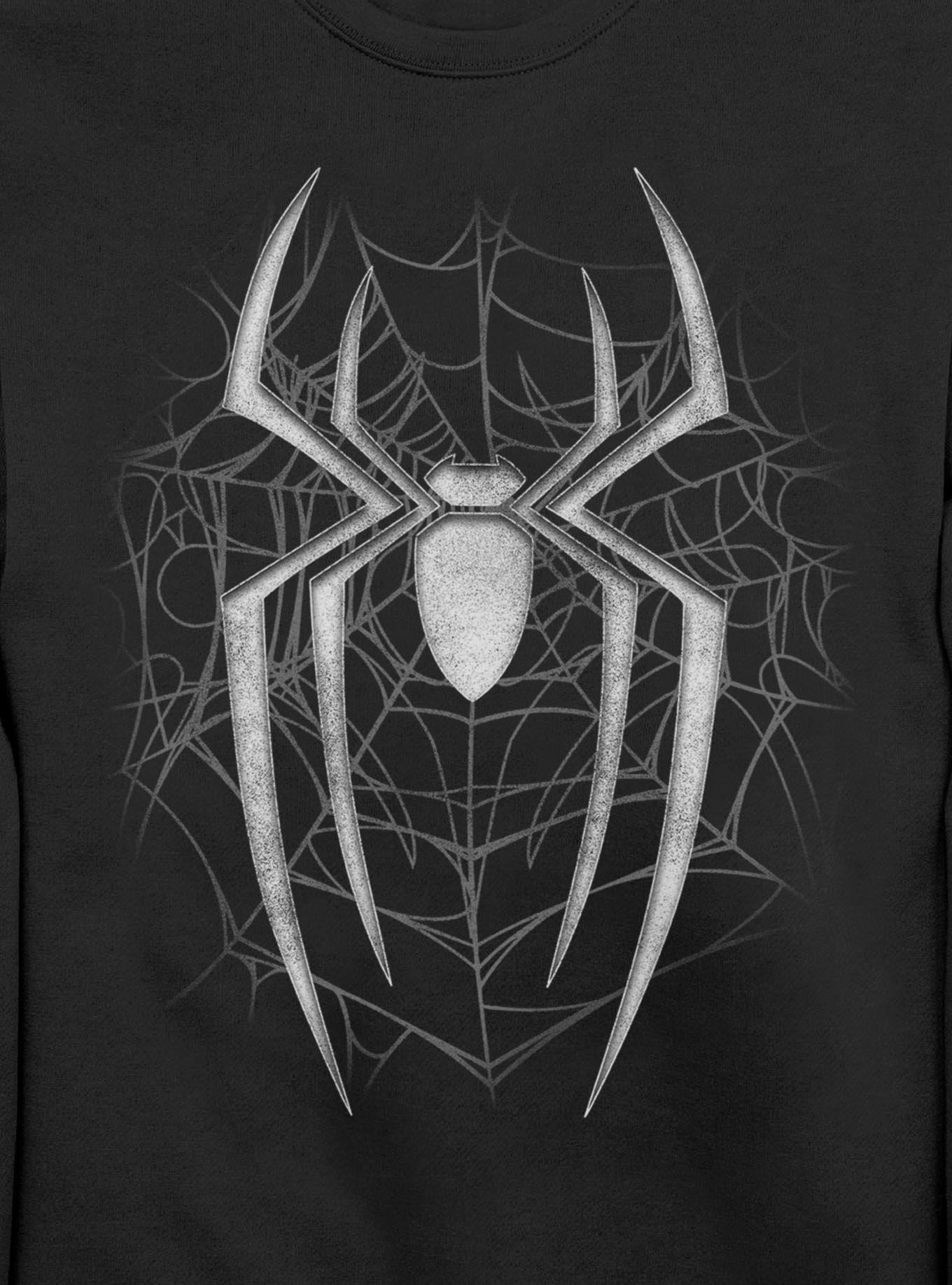 Marvel Spider-Man: Brand New Day Dark Spiderweb Sweatshirt Hot Topic Exclusive, , hi-res
