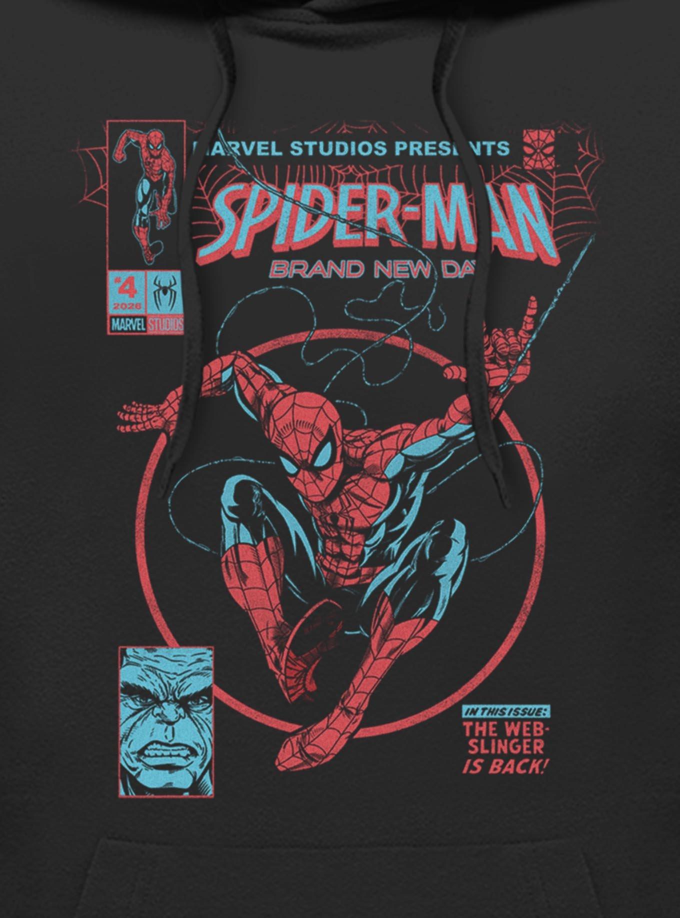Marvel Spider-Man: Brand New Day Web Slinger Hoodie Hot Topic Exclusive, , hi-res
