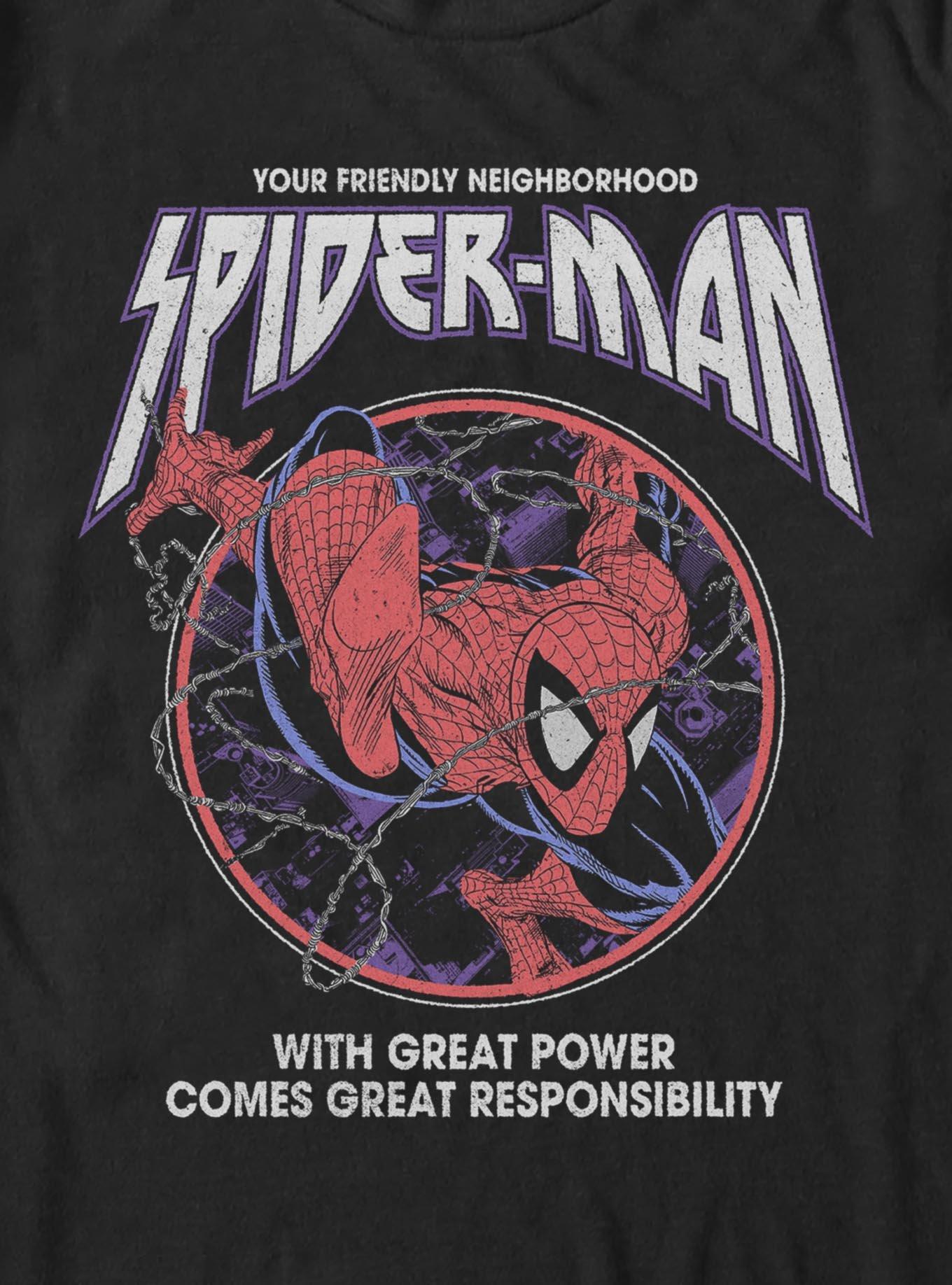 Marvel Spider-Man Your Friendly Neighborhood T-Shirt Hot Topic Exclusive, , hi-res