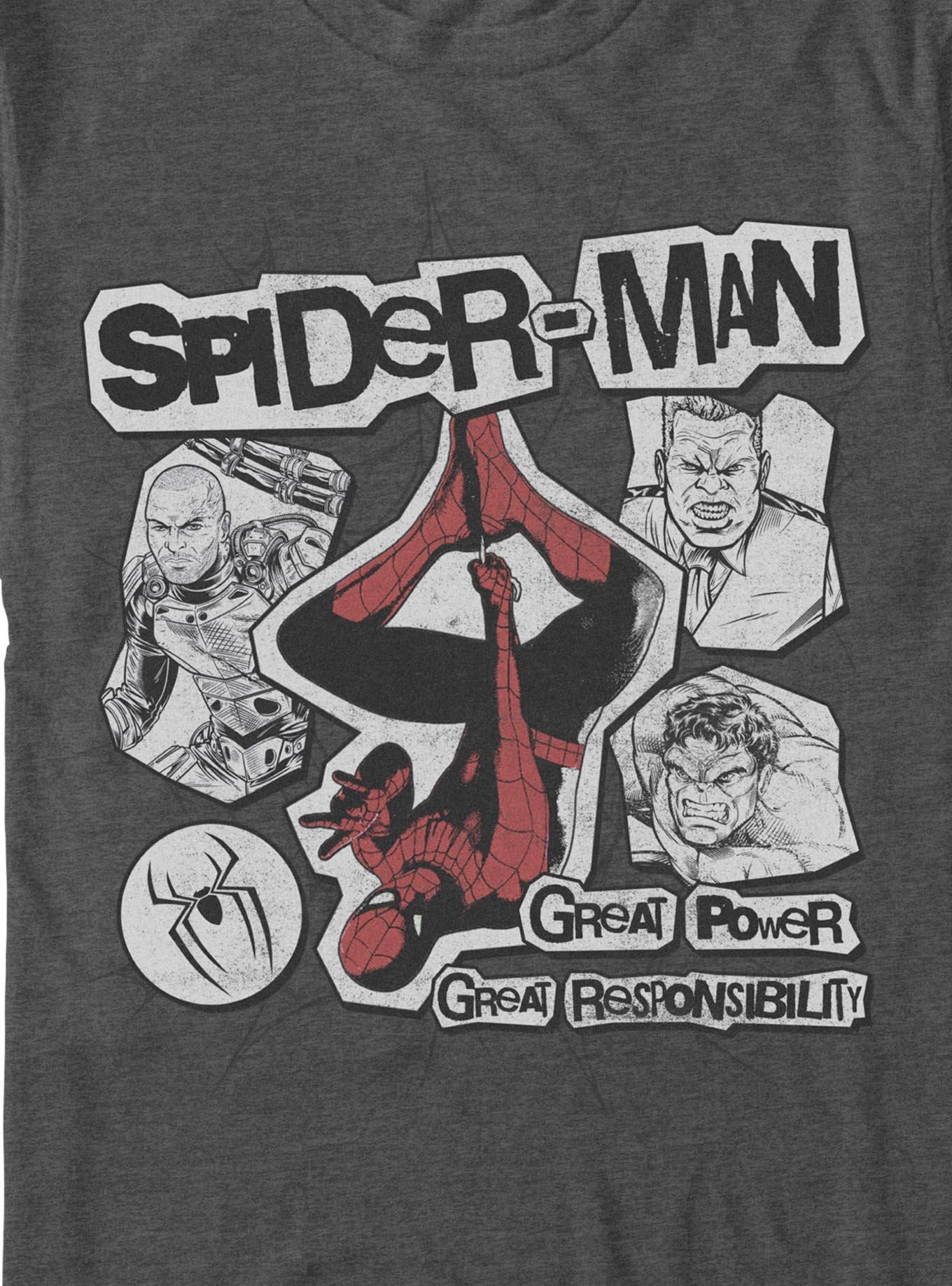 Marvel Spider-Man: Brand New Day Great Power T-Shirt Hot Topic Exclusive, , hi-res