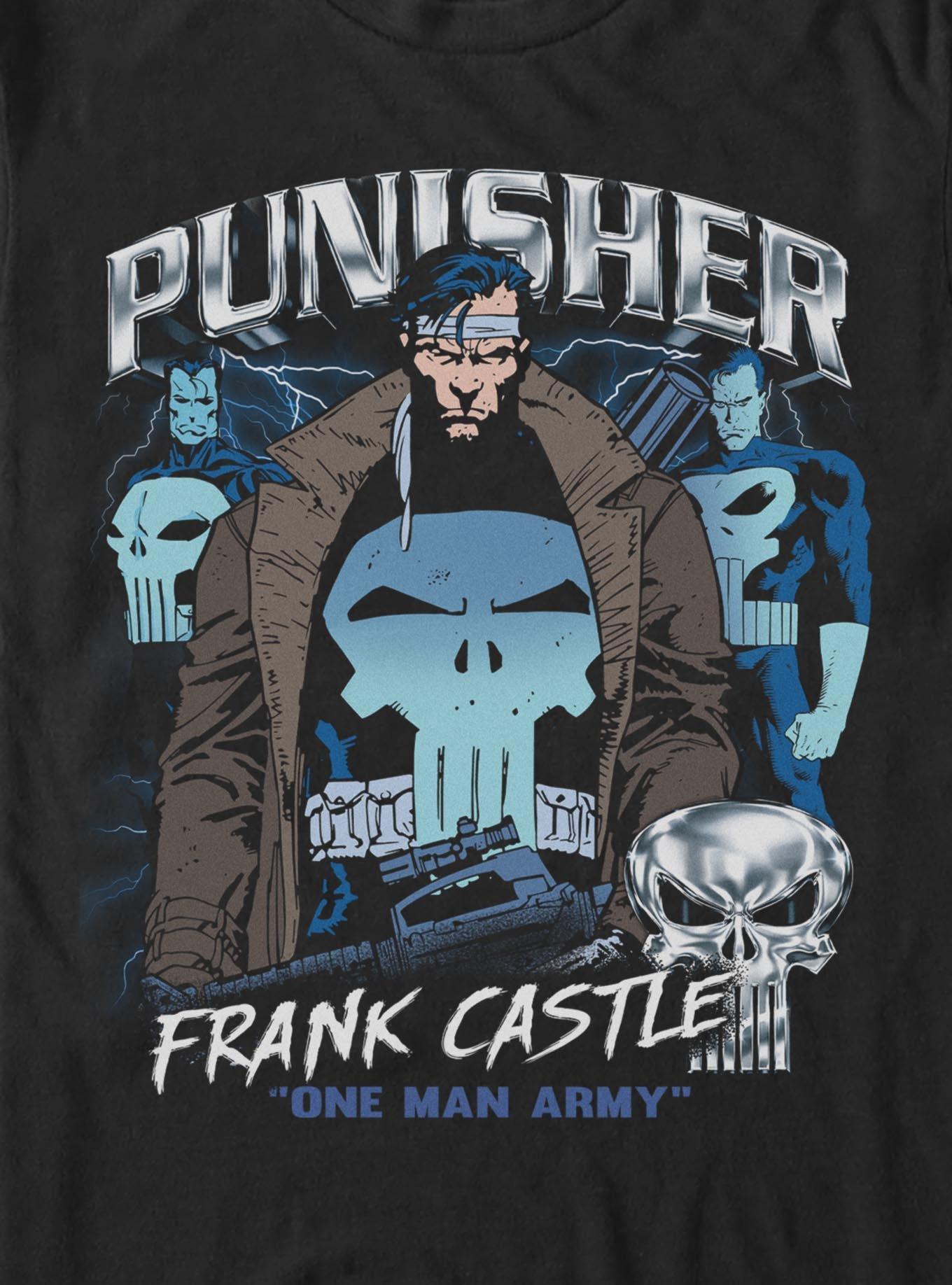 Marvel Punisher Collage T-Shirt Hot Topic Exclusive, , hi-res