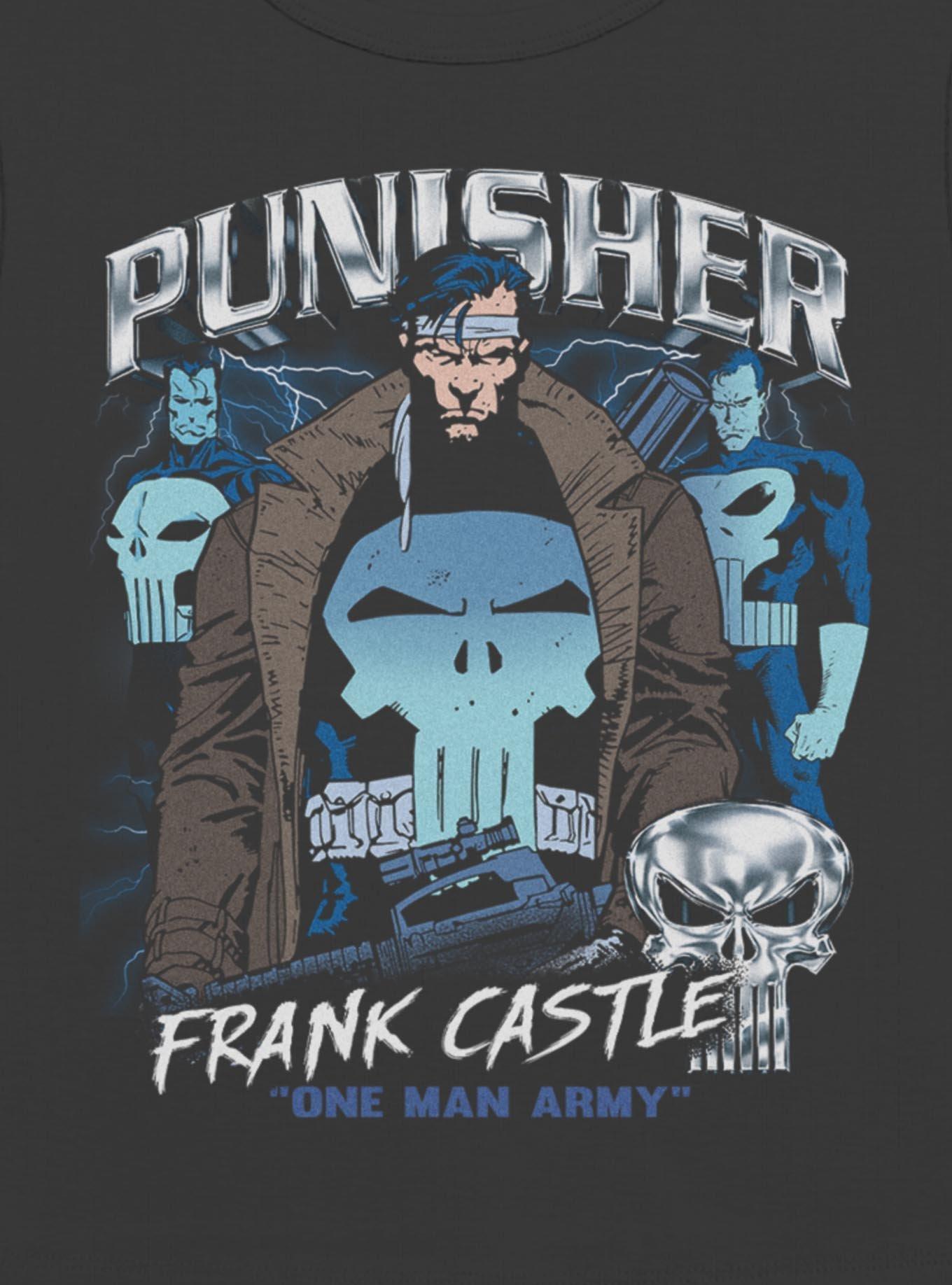 Marvel Punisher Collage Girls Baby T-Shirt Hot Topic Exclusive, , hi-res