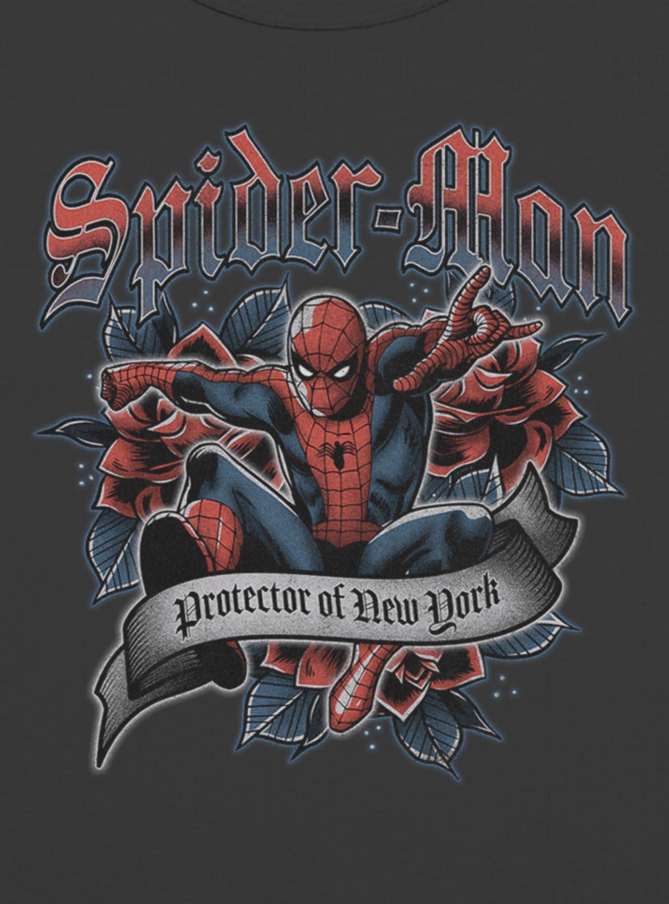 Marvel Spider-Man Tattoo Girls Baby T-Shirt Hot Topic Exclusive, , hi-res