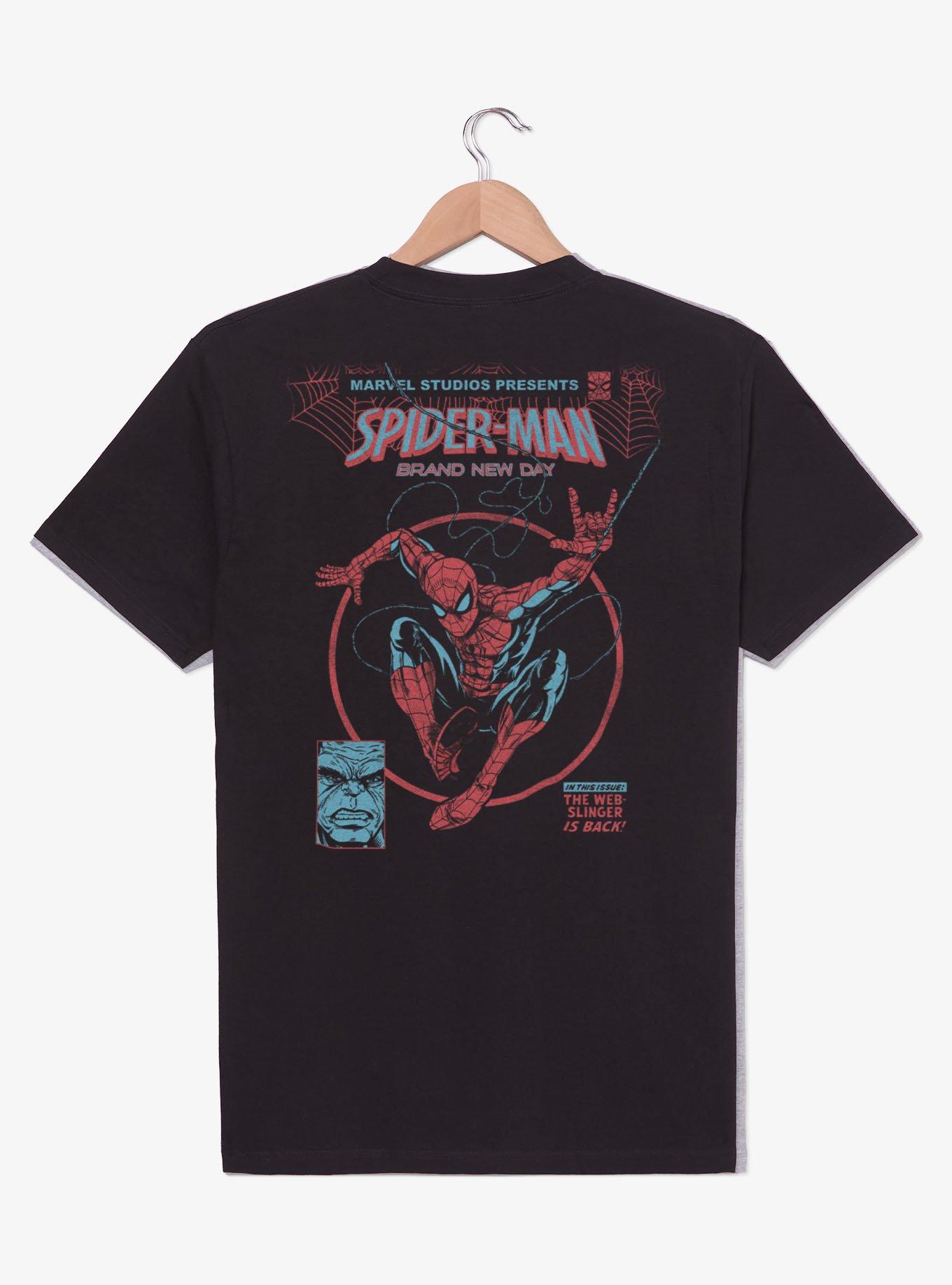 Marvel Spider-Man: Brand New Day  Brand New Day Comic T-Shirt Box Lunch Exclusives, BLACK, alternate - view 2