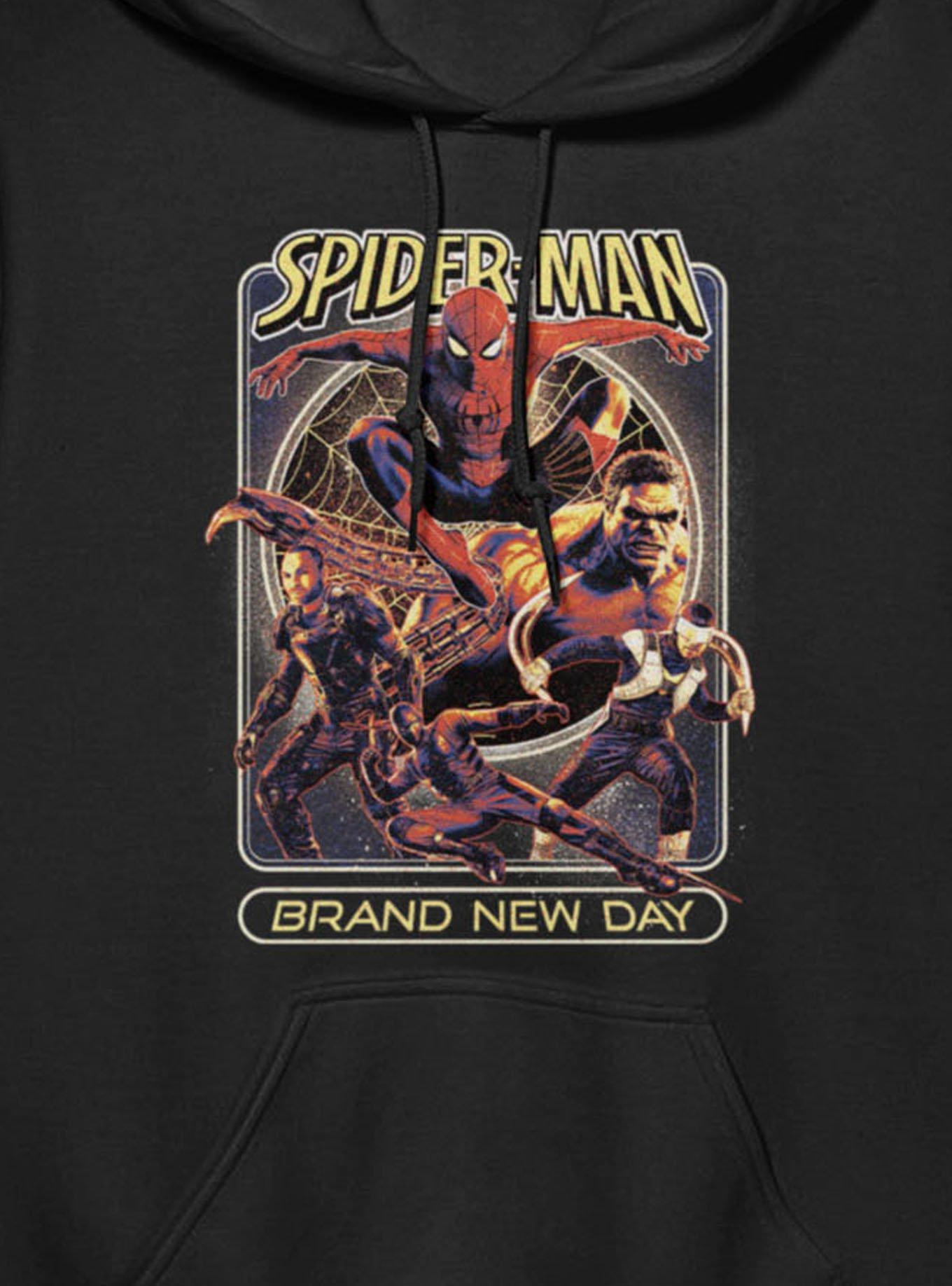 Marvel Spider-Man Brand New Day Leap Into Battle Mens Hoodie, , hi-res