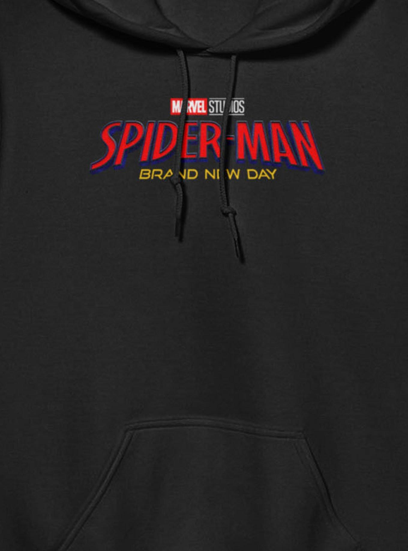 Marvel Spider-Man Brand New Day Full Color Logo Mens Hoodie, , hi-res