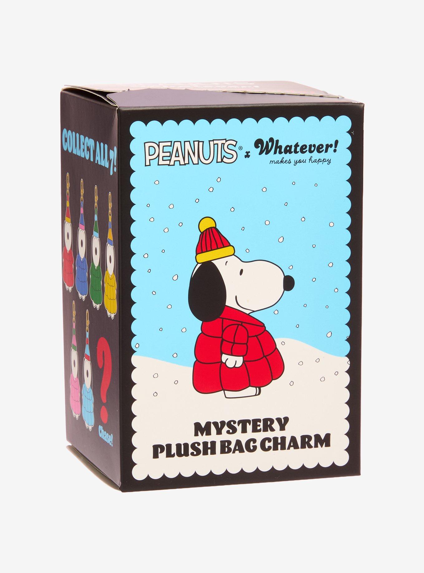 Whatever! Makes You Happy x Peanuts Puffer Snoopy  Blind Box Plush Bag Clip, , alternate - view 3