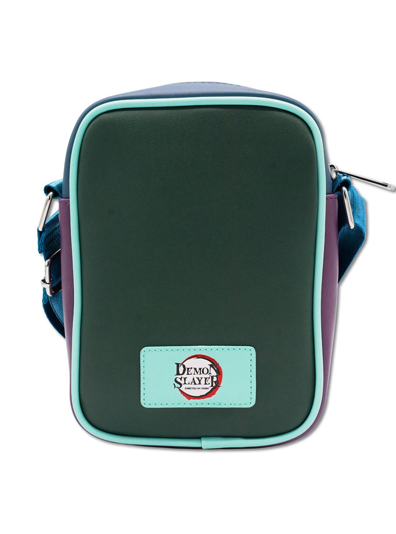 Demon Slayer Character Group Pose and Logo Crossbody Bag, , alternate