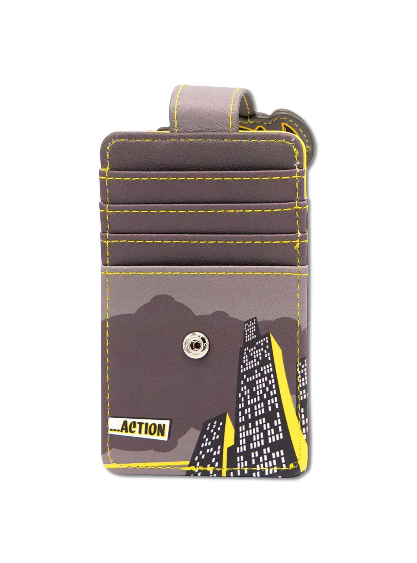 DC Comics Chibi Batman Action Pose ID Card Holder Wallet, , alternate
