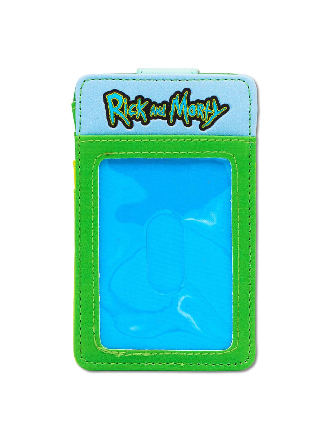 Rick and Morty Portal Gun Pose ID Card Holder Wallet, , hi-res