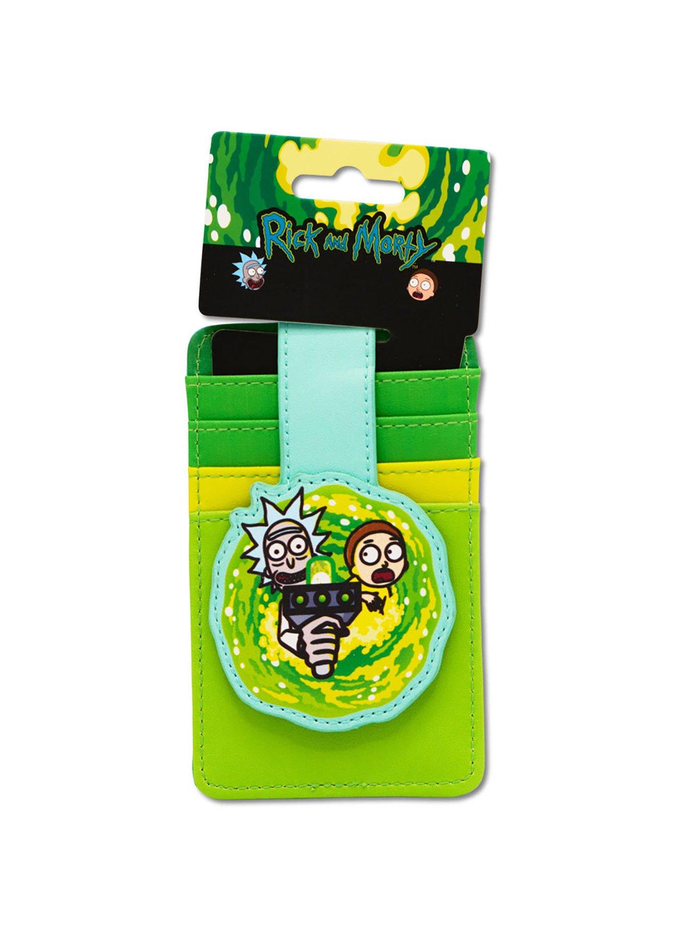 Rick and Morty Portal Gun Pose ID Card Holder Wallet, , alternate