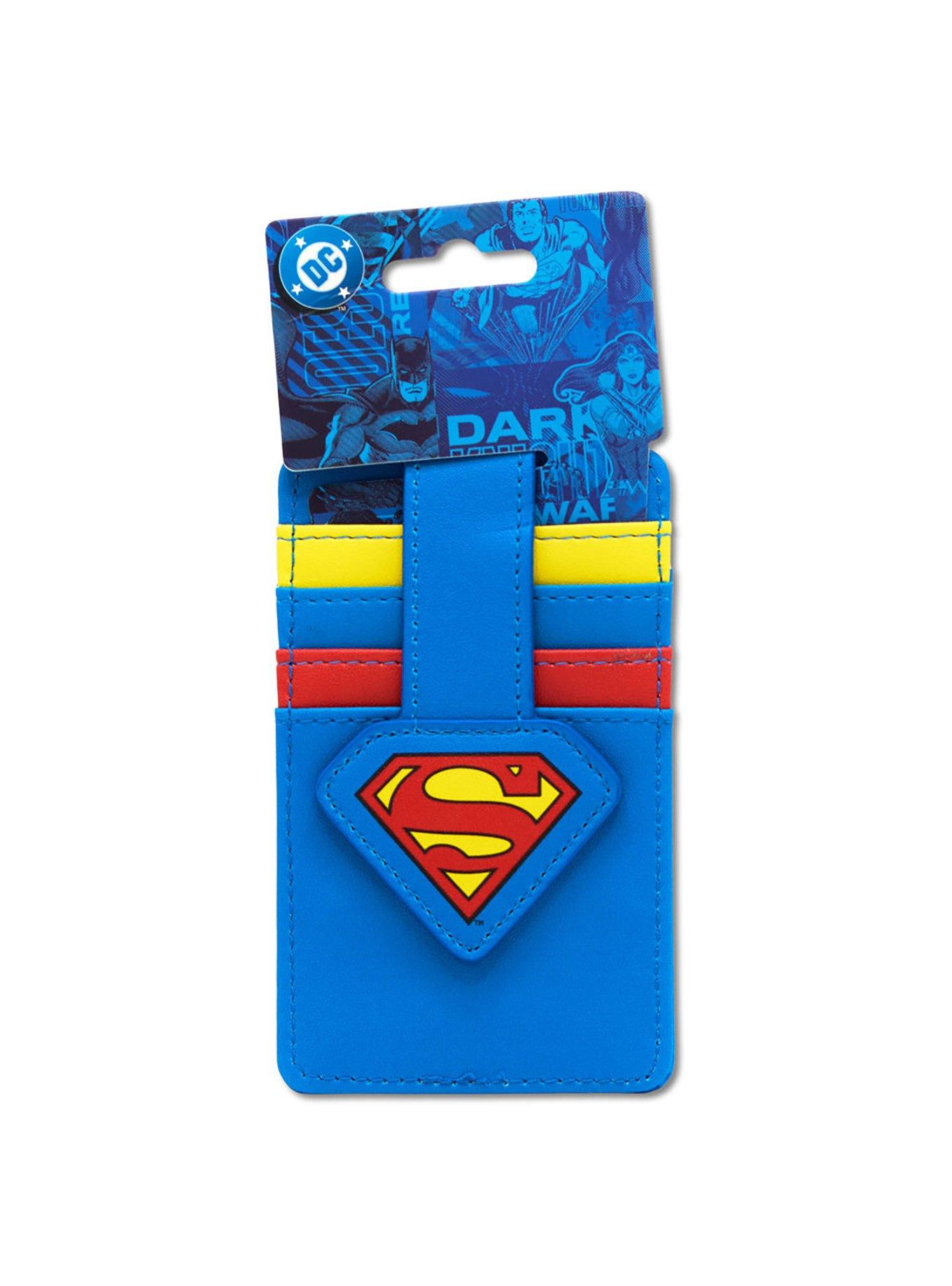 DC Comics Superman Super Shield Logo ID Card Holder Wallet, , alternate