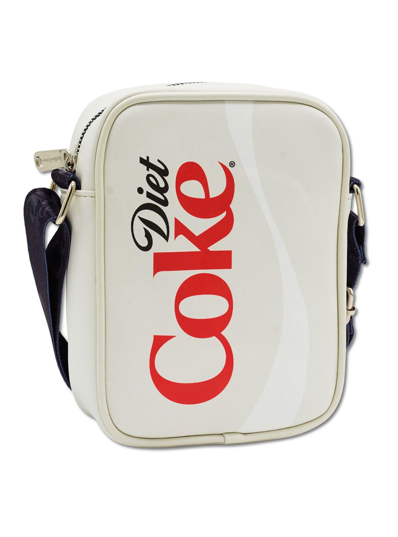 Diet Coke Logo Just for the Taste of It Quote Crossbody Bag, , hi-res