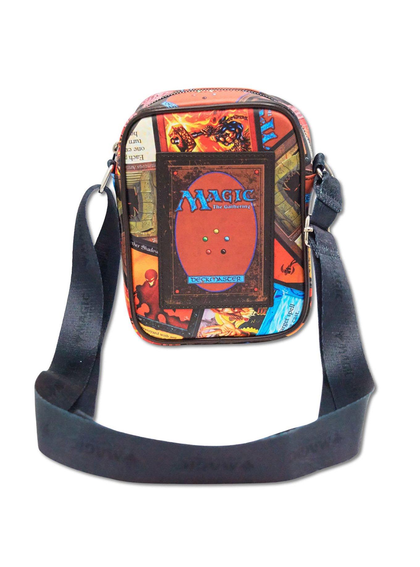 Magic the Gathering Deckmaster Card Replica with Stacked Card Crossbody Bag