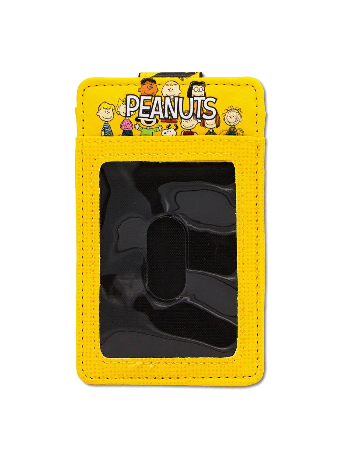 Peanuts Seven Character Group Pose ID Card Holder Wallet, , hi-res