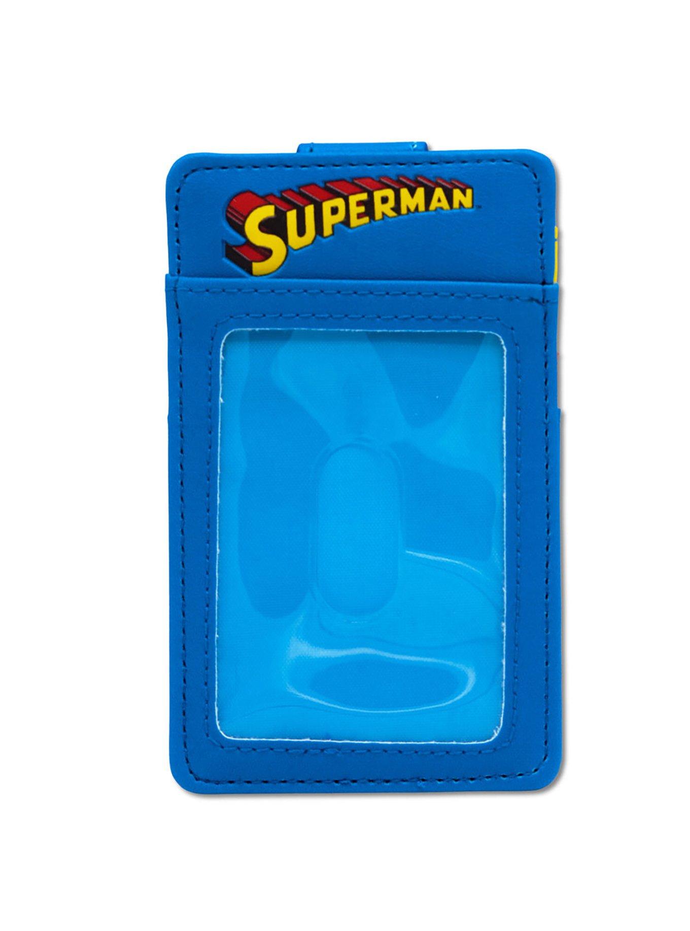 DC Comics Superman Super Shield Logo ID Card Holder Wallet, , hi-res