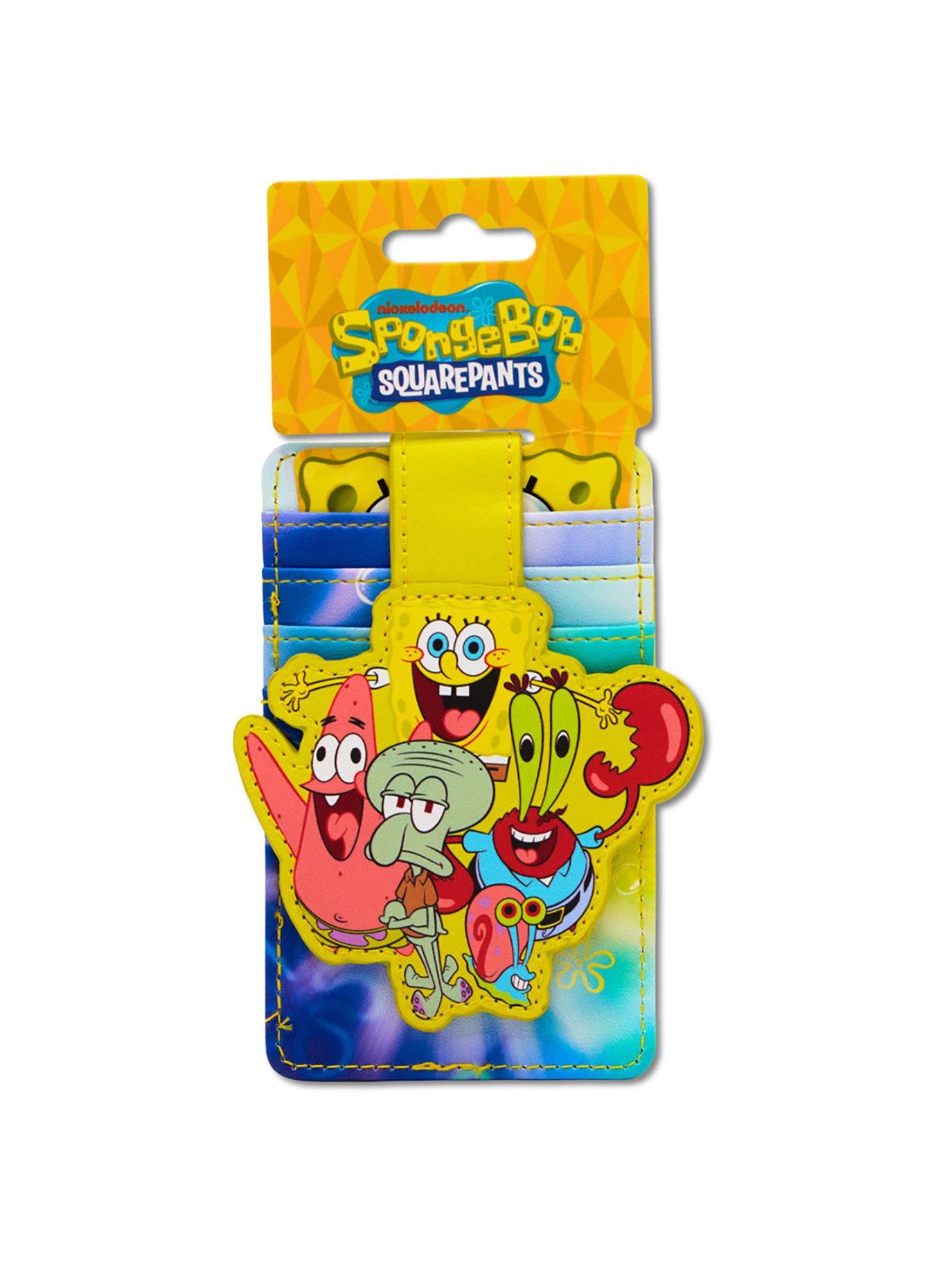 SpongeBob SquarePants Five Character Group Pose ID Card Holder Wallet, , alternate