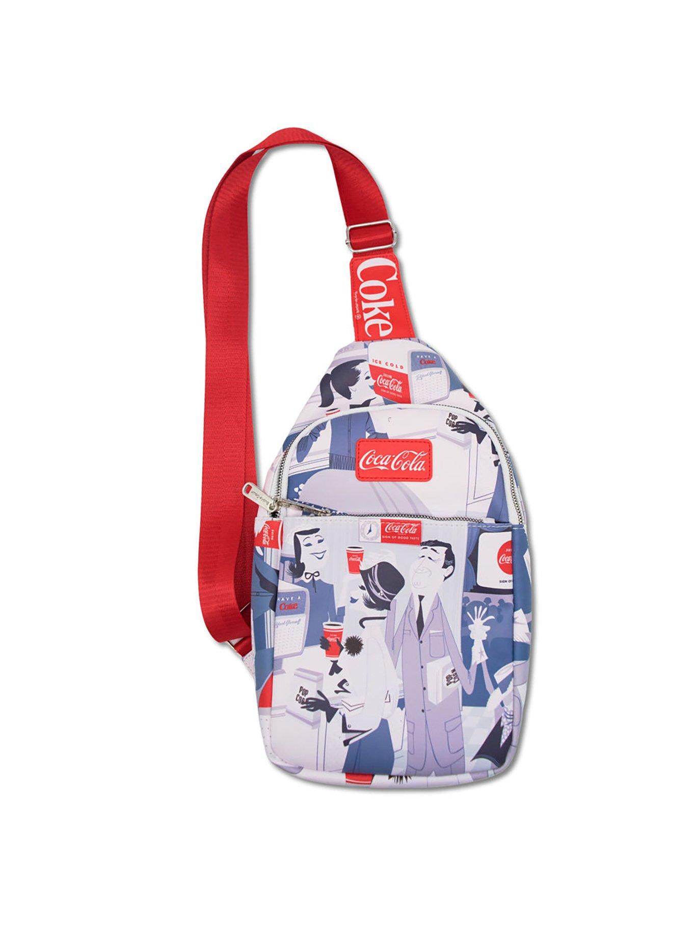 Coca-Cola Vintage Ad Scenes Crossbody Sling Bag, , alternate - view 3