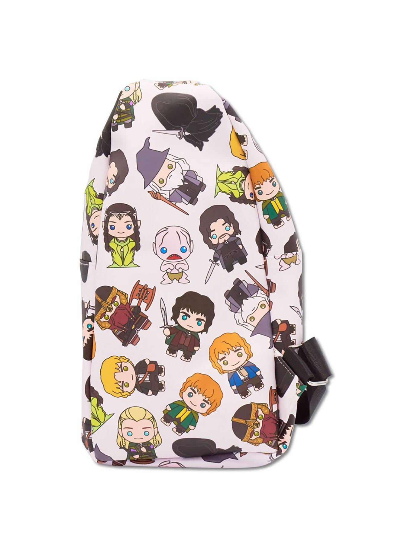 The Lord of the Rings Chibi Frodo Pose Crossbody Sling Bag, , alternate
