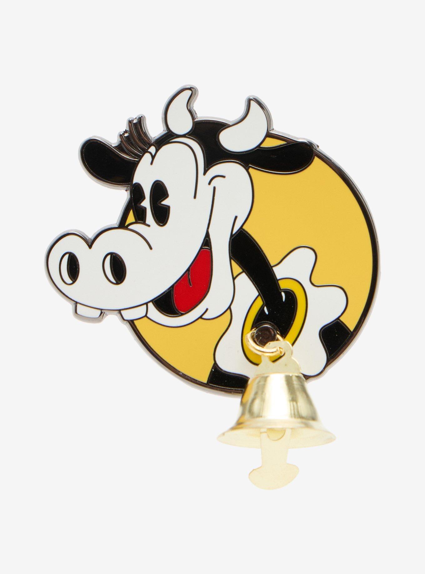 Disney Clarabelle Bell Enamel Pin Hot Topic Exclusive, , alternate - view 2