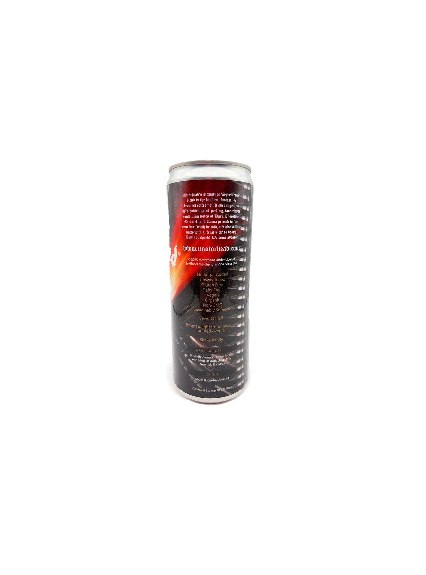Mot?rhead Official 'Speedfreak' Cold Brew Coffee Cans (4Pack - 12oz Per Can), , alternate