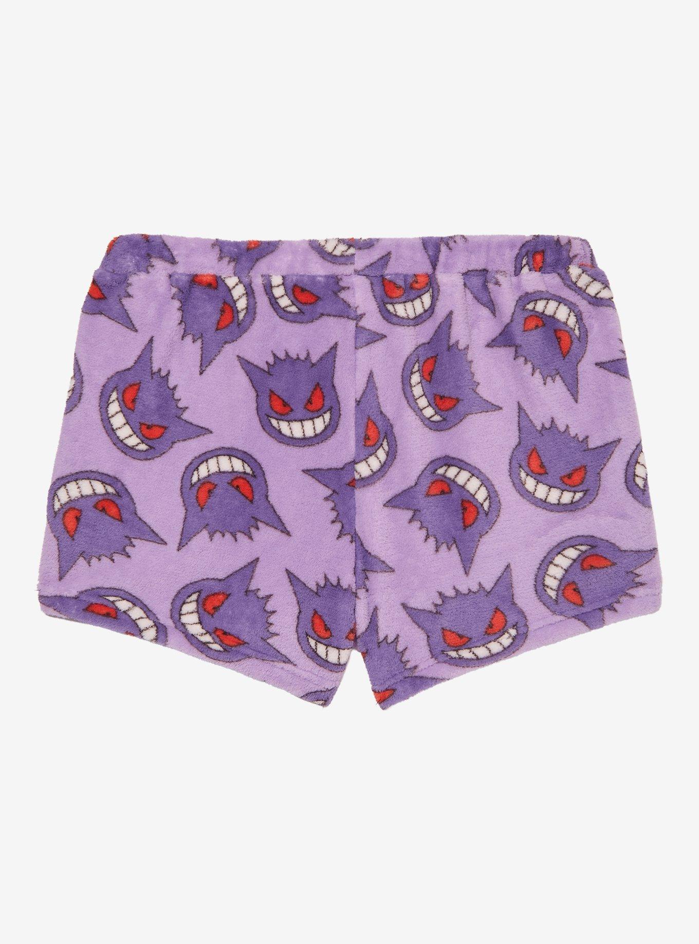 Pokémon Gengar Allover Print Plush Sleep Shorts - BoxLunch Exclusive