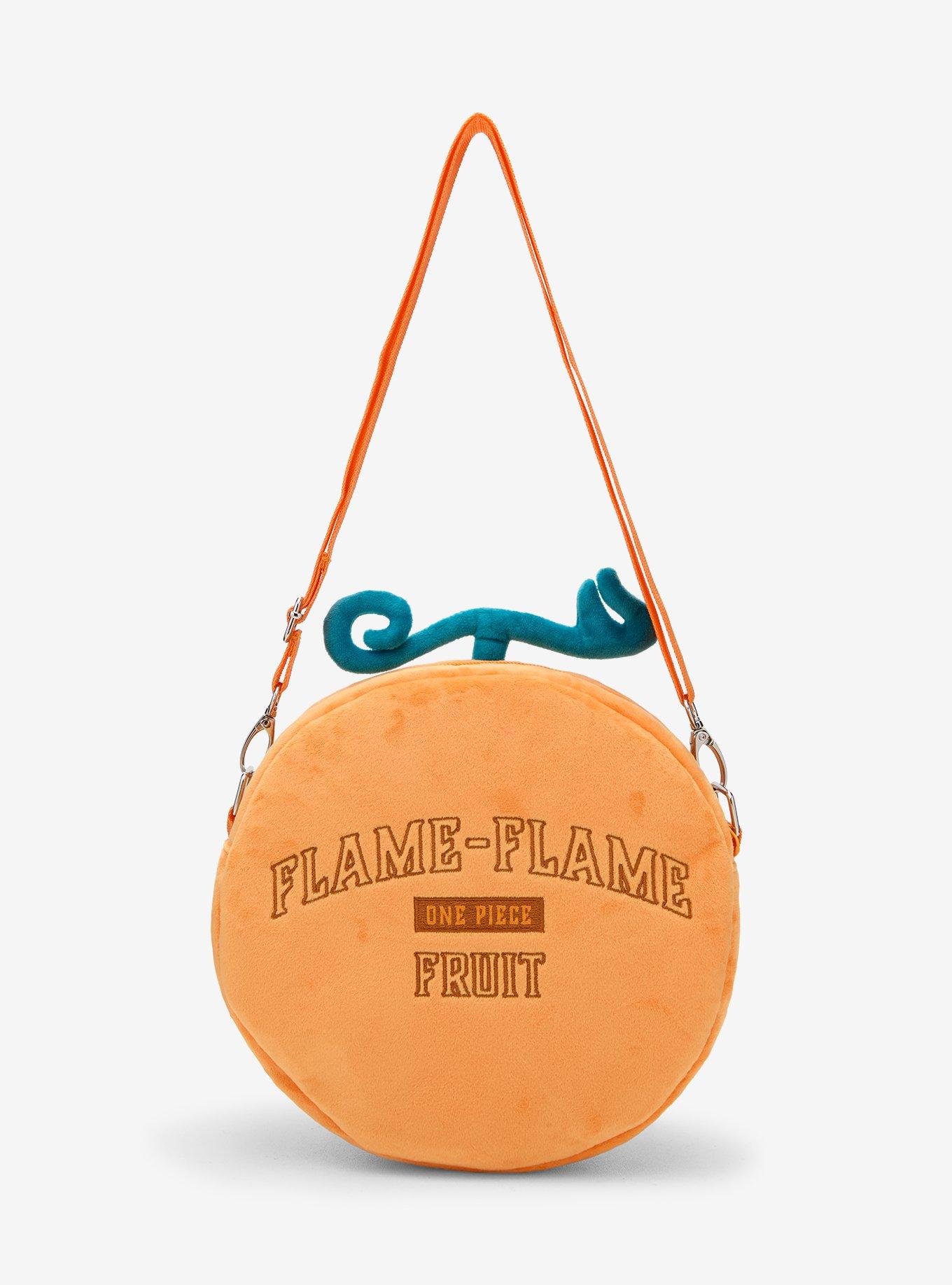 One Piece Flame-Flame Fruit Plush Crossbody Bag, , alternate - view 3