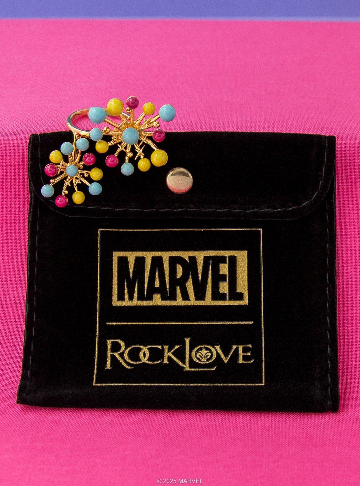 Marvel X Rocklove X-Men Jubilee Fireworks Ring, , alternate - view 5