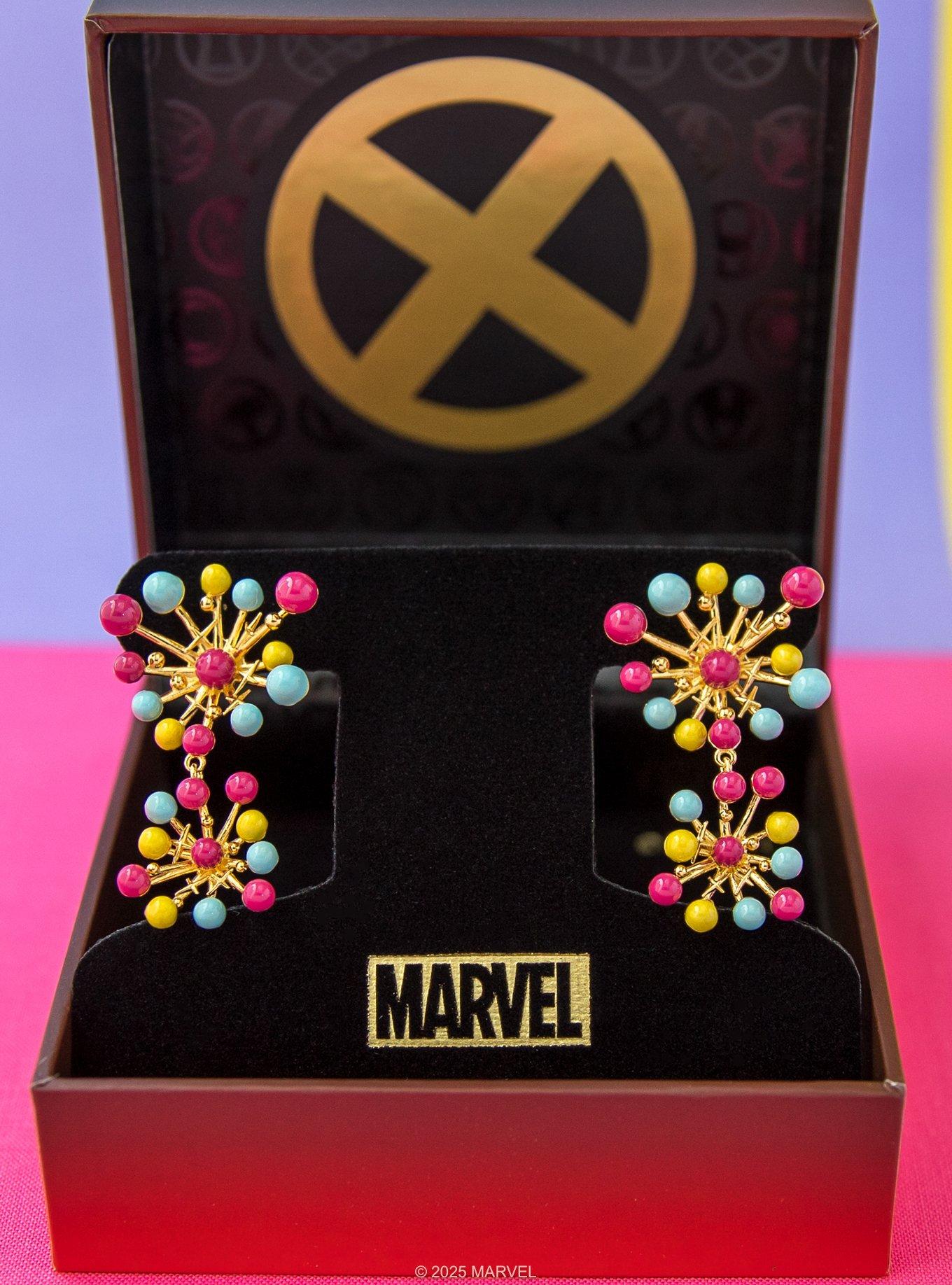 Marvel X Rocklove X-Men Jubilee Fireworks Earrings, , hi-res