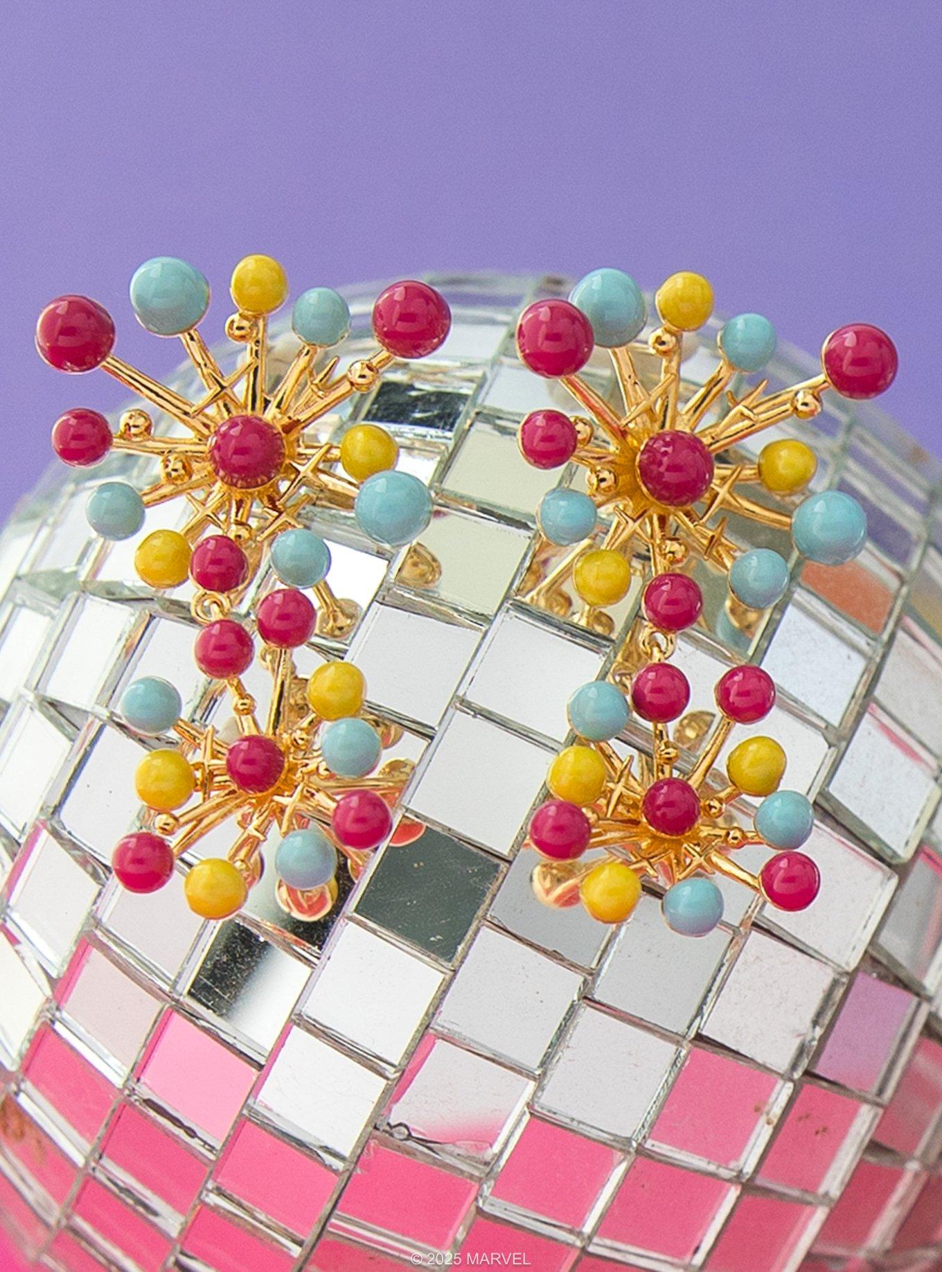 Marvel X Rocklove X-Men Jubilee Fireworks Earrings, , alternate - view 3