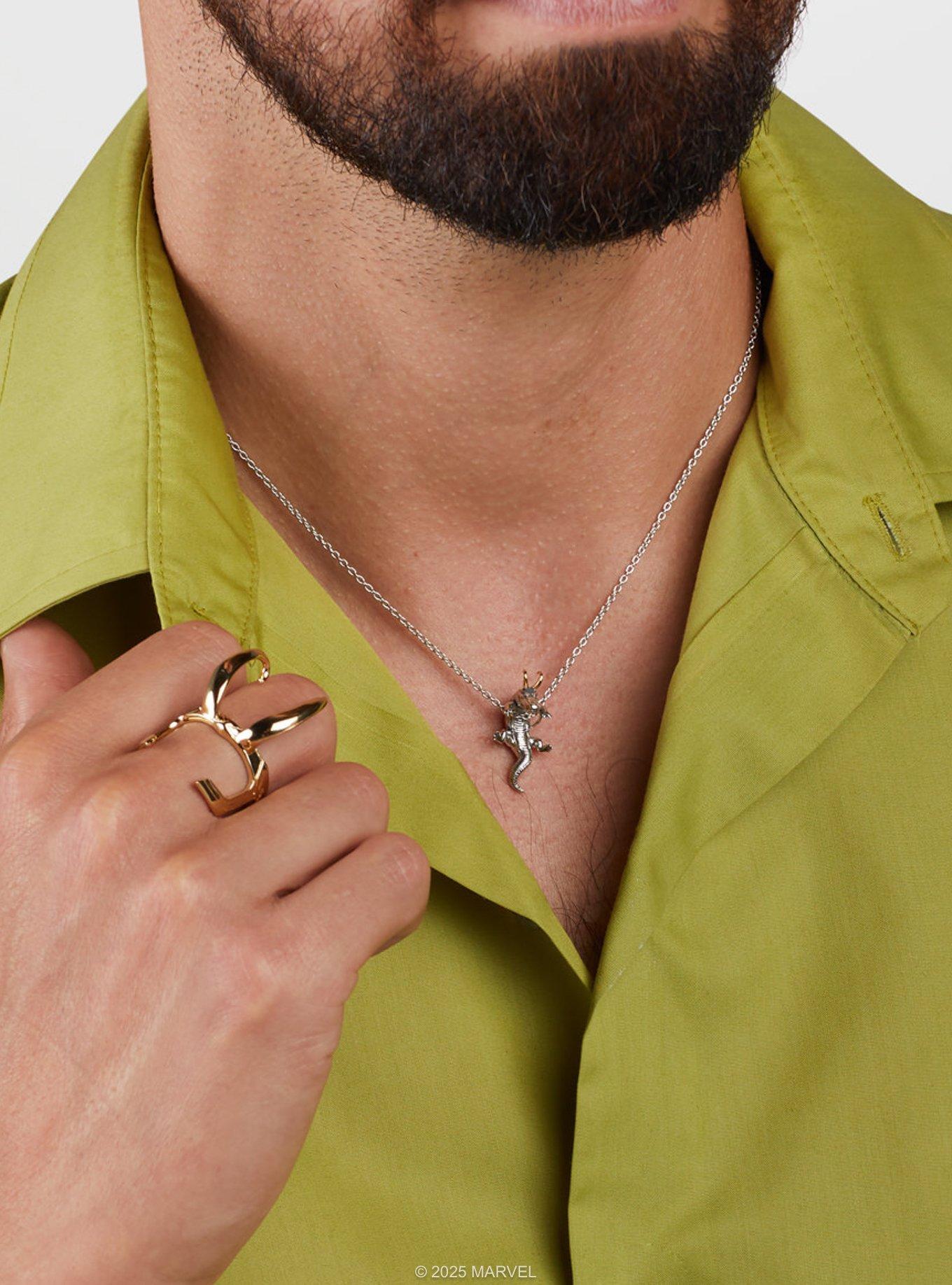 Marvel X Rocklove Loki Alligator Loki Necklace, , alternate