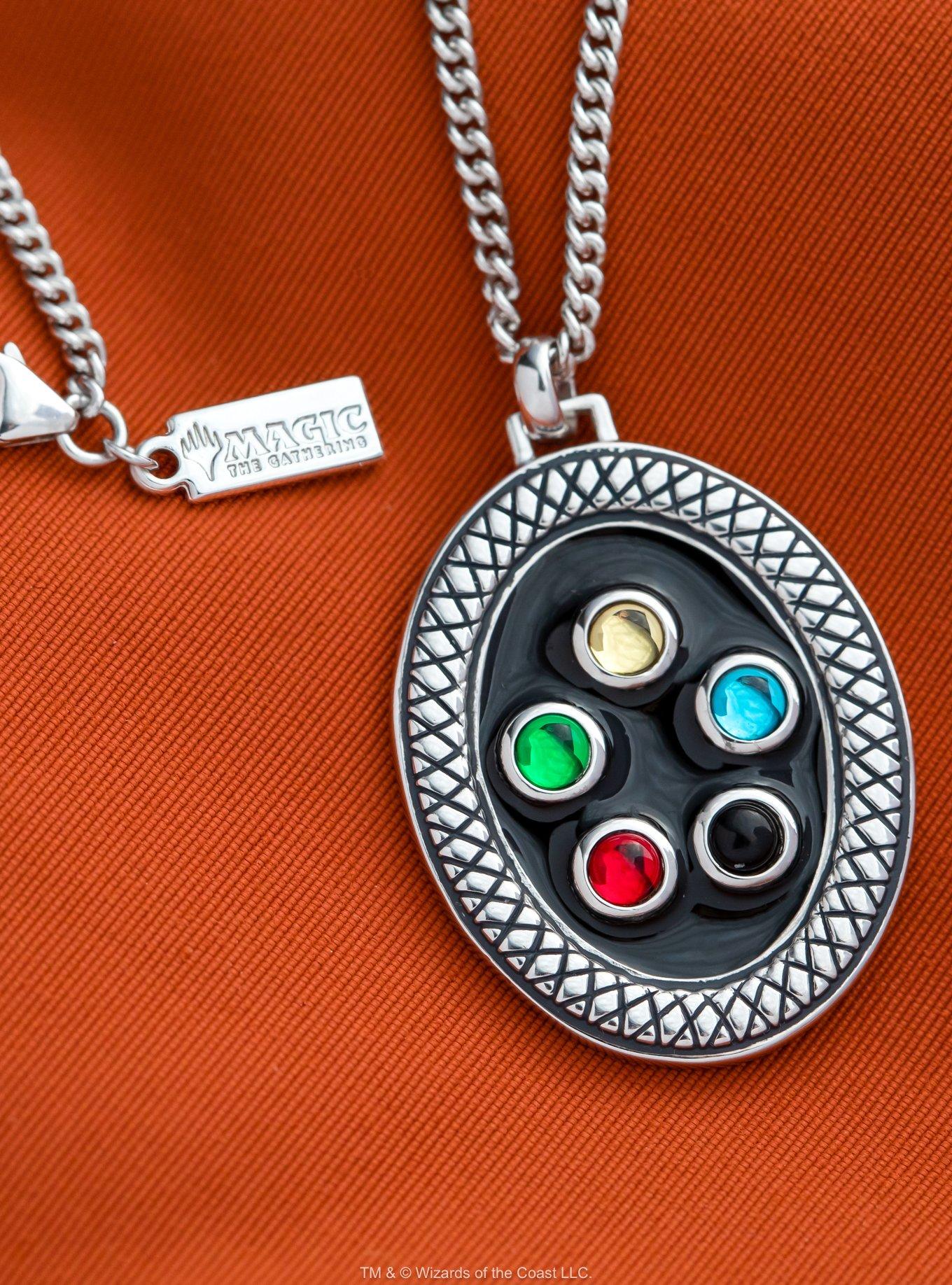 Magic The Gathering X Rocklove Pip Medallion Necklace, , alternate - view 5