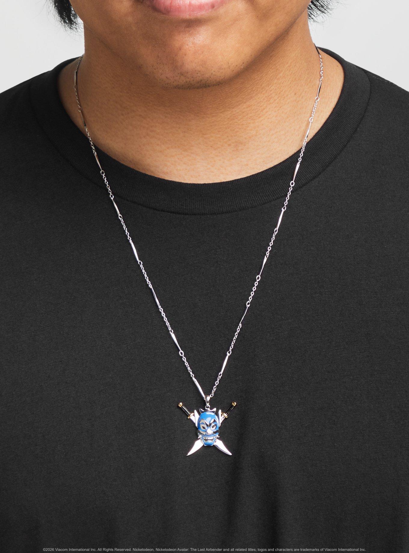 Avatar The Last Airbender X Rocklove The Blue Spirit Necklace, , hi-res