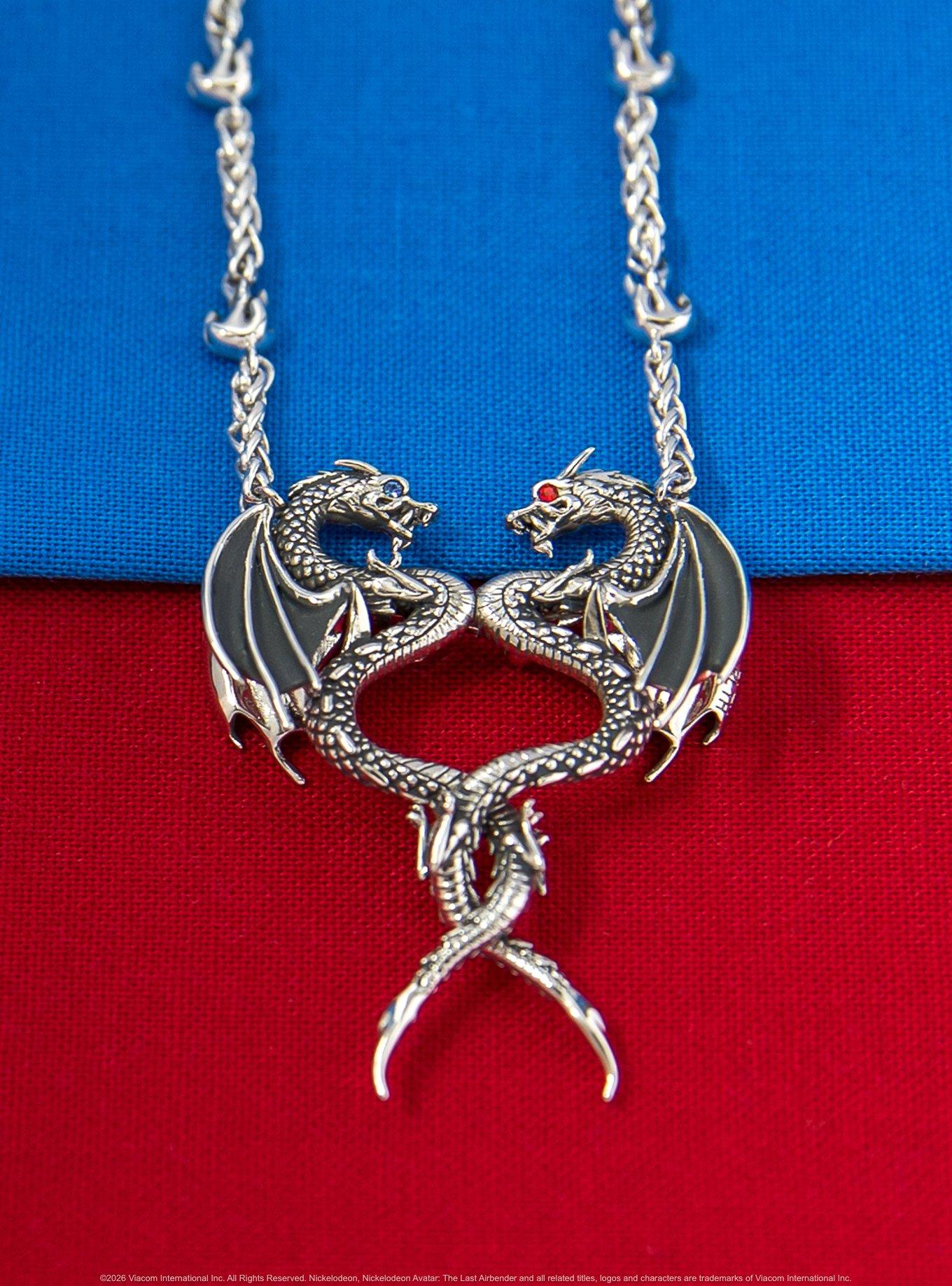 Avatar The Last Airbender X Rocklove Dancing Dragon Necklace, , alternate