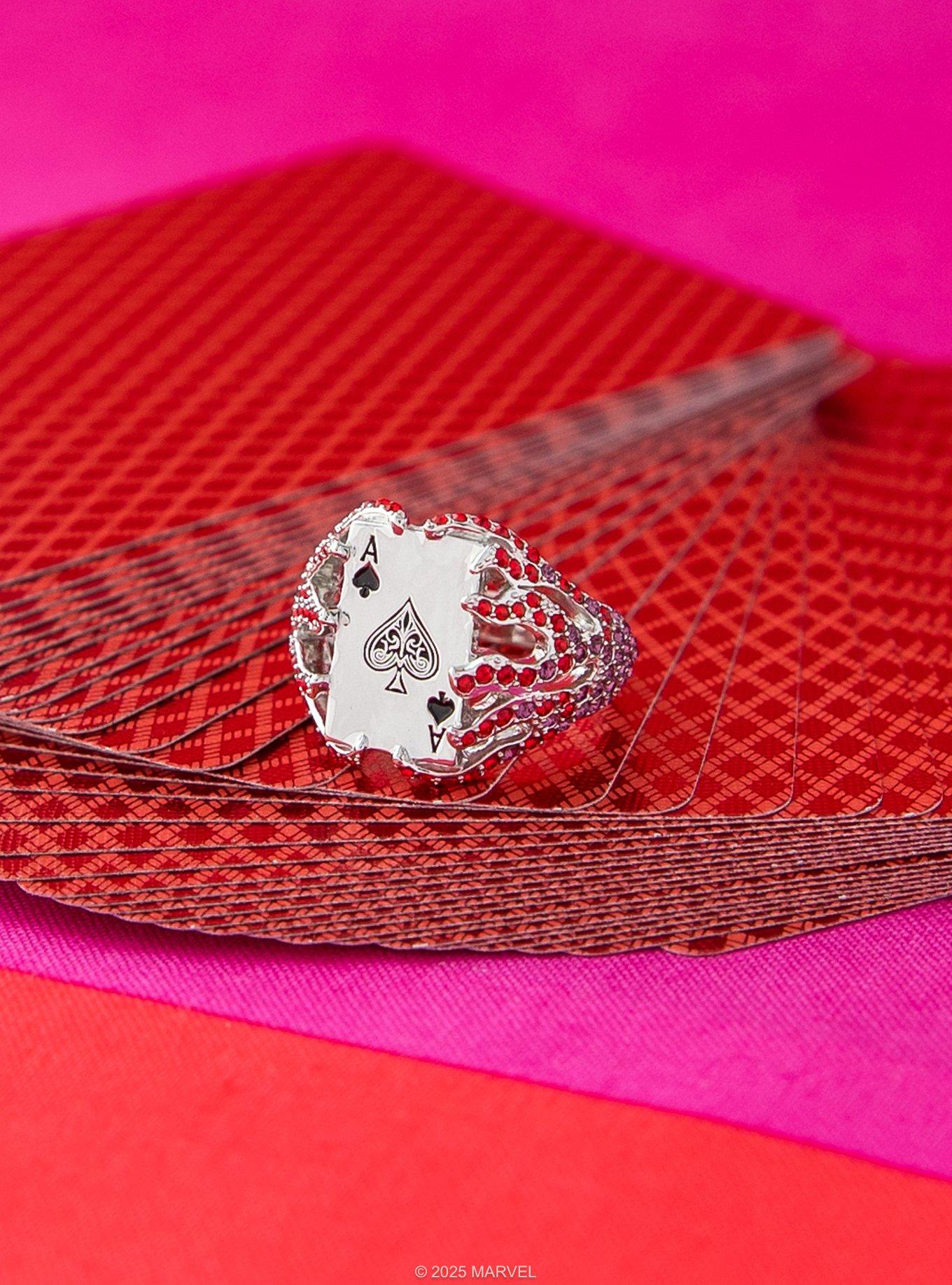 Marvel X Rocklove X-Men Gambit Spinning Card Ring
