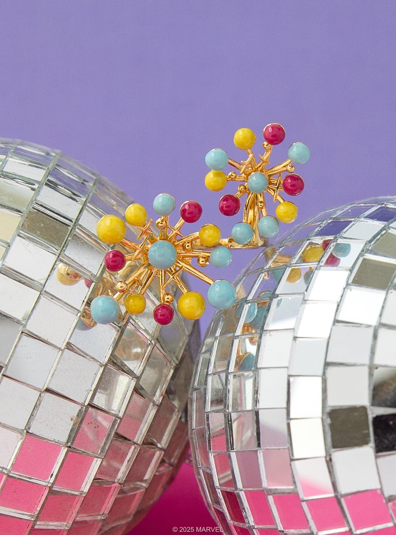 Marvel X Rocklove X-Men Jubilee Fireworks Ring, , alternate - view 4