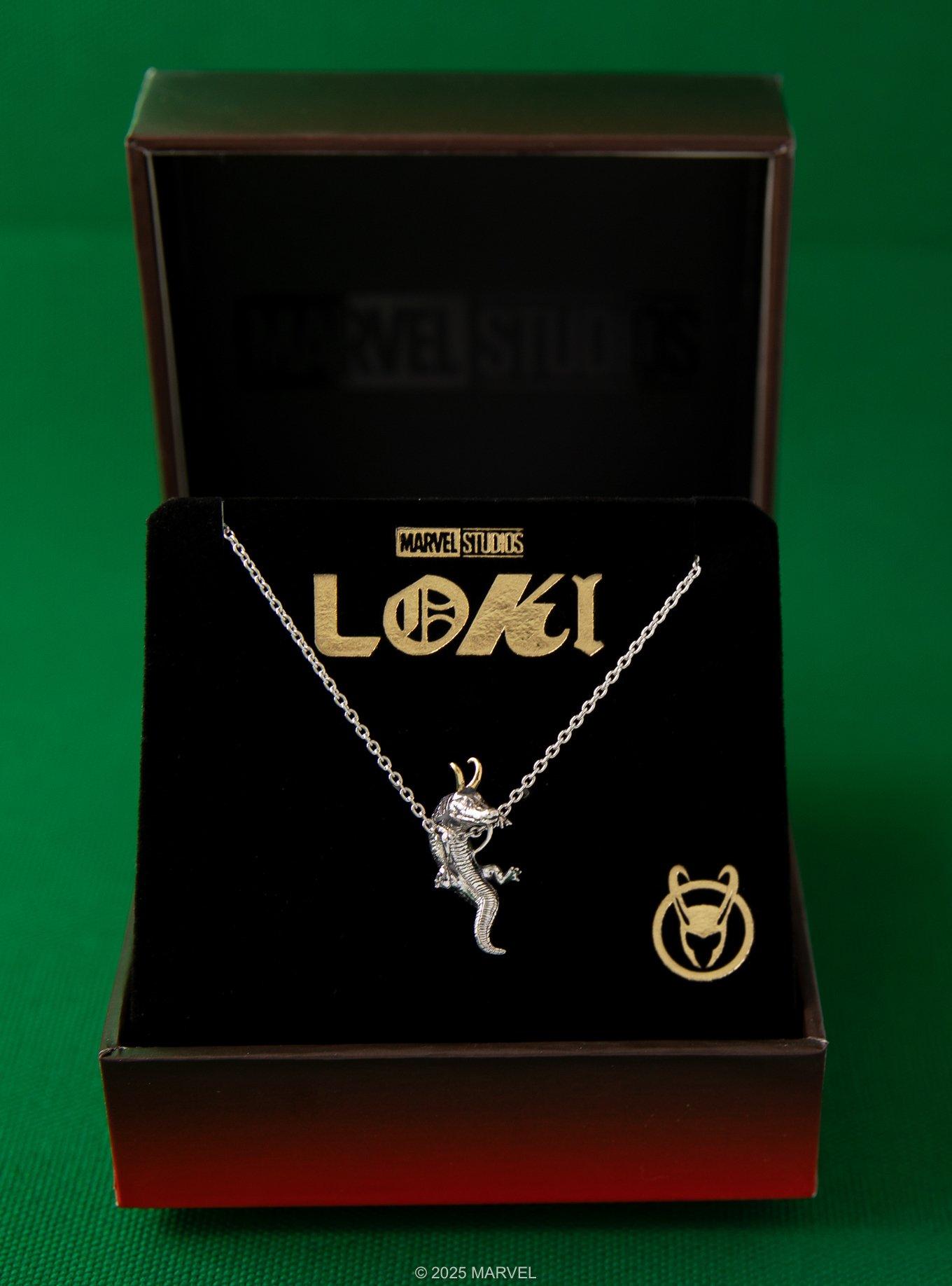 Marvel X Rocklove Loki Alligator Loki Necklace, , alternate