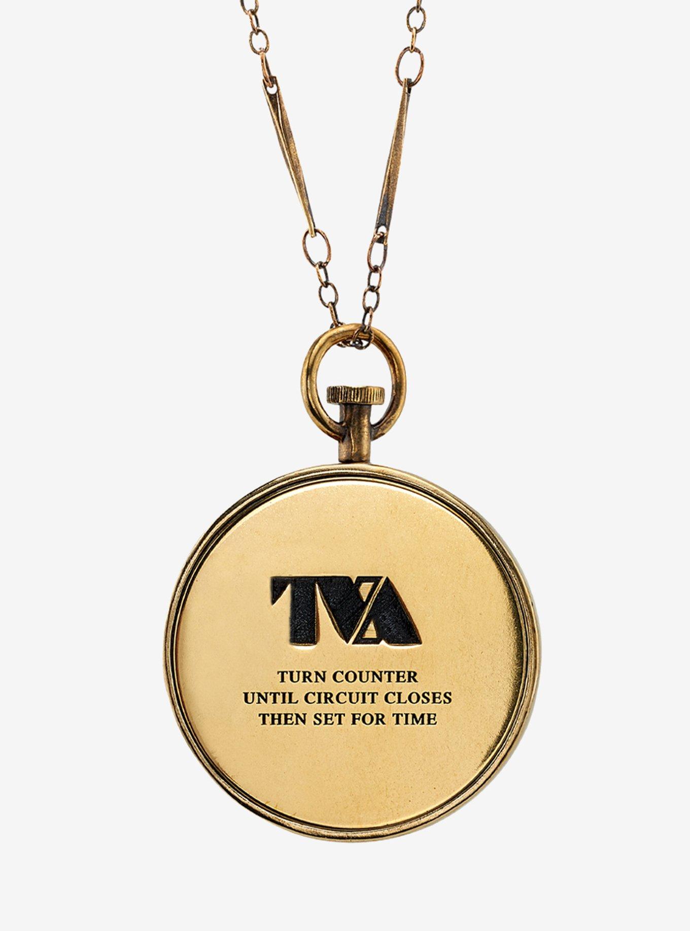 Marvel X Rocklove Marvel Studios Loki Tva Stopwatch Necklace, , hi-res