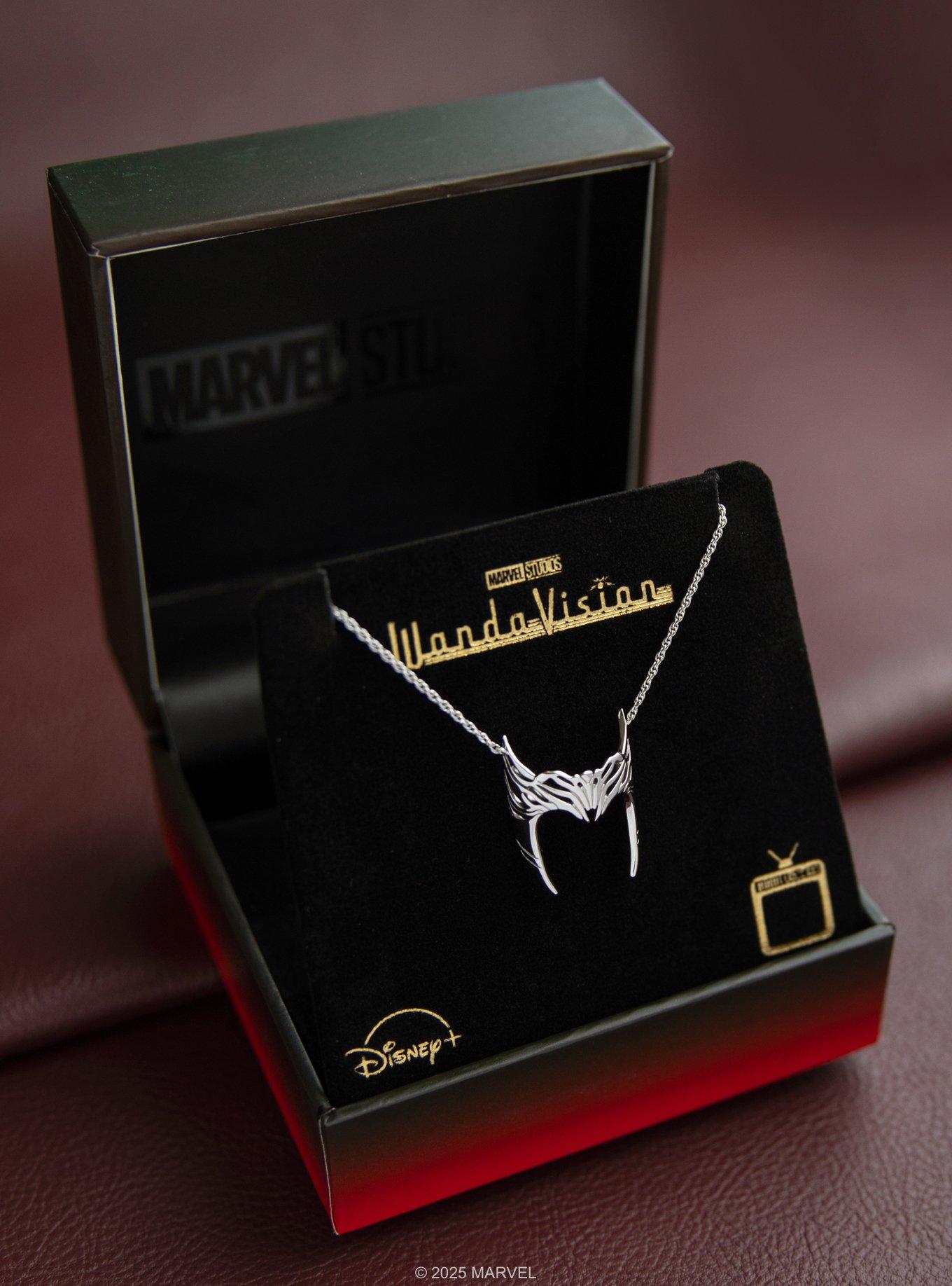 Marvel X Rocklove Wandavision Scarlet Witch Headdress Necklace, , alternate