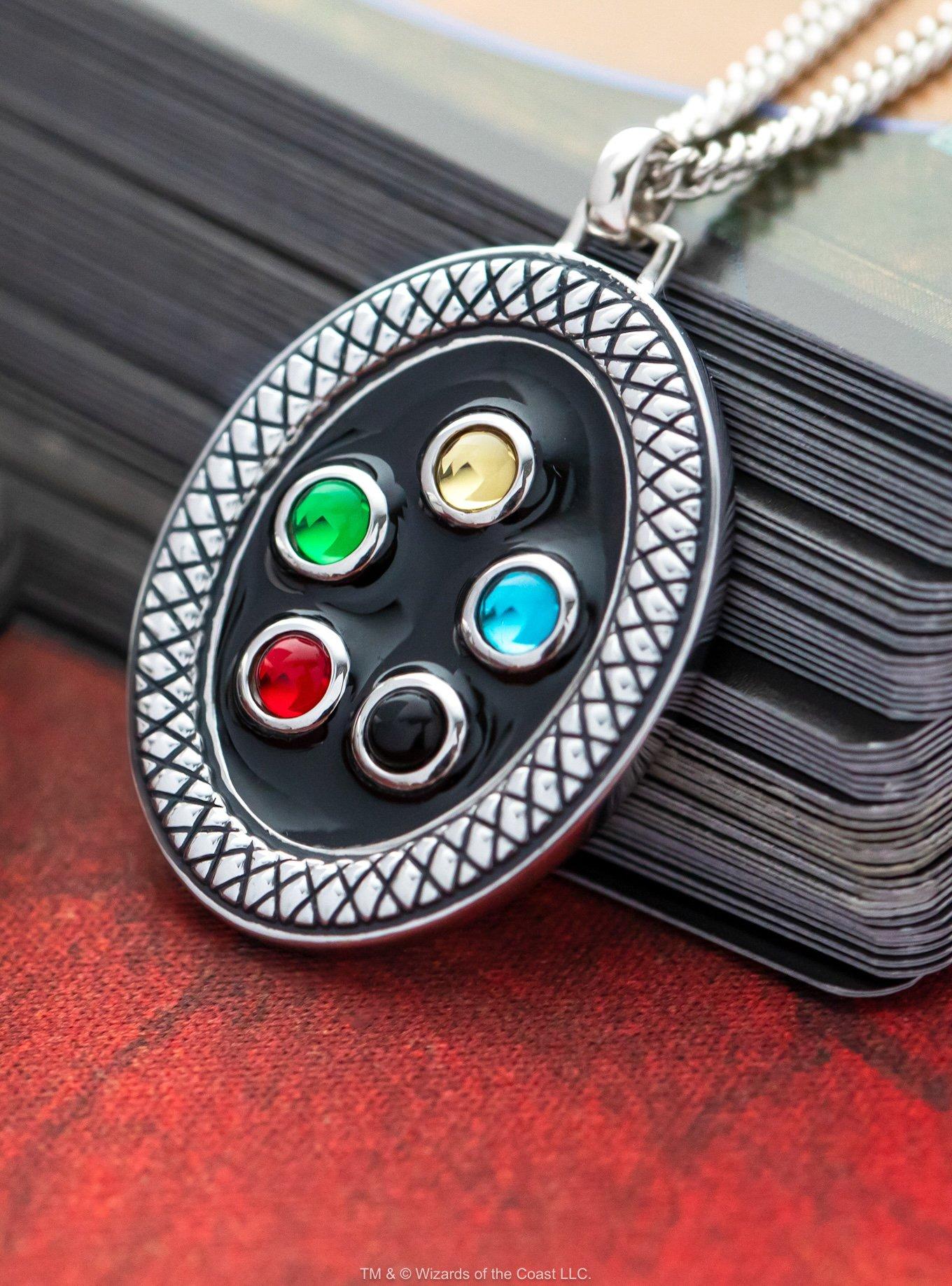 Magic The Gathering X Rocklove Pip Medallion Necklace, , alternate - view 4