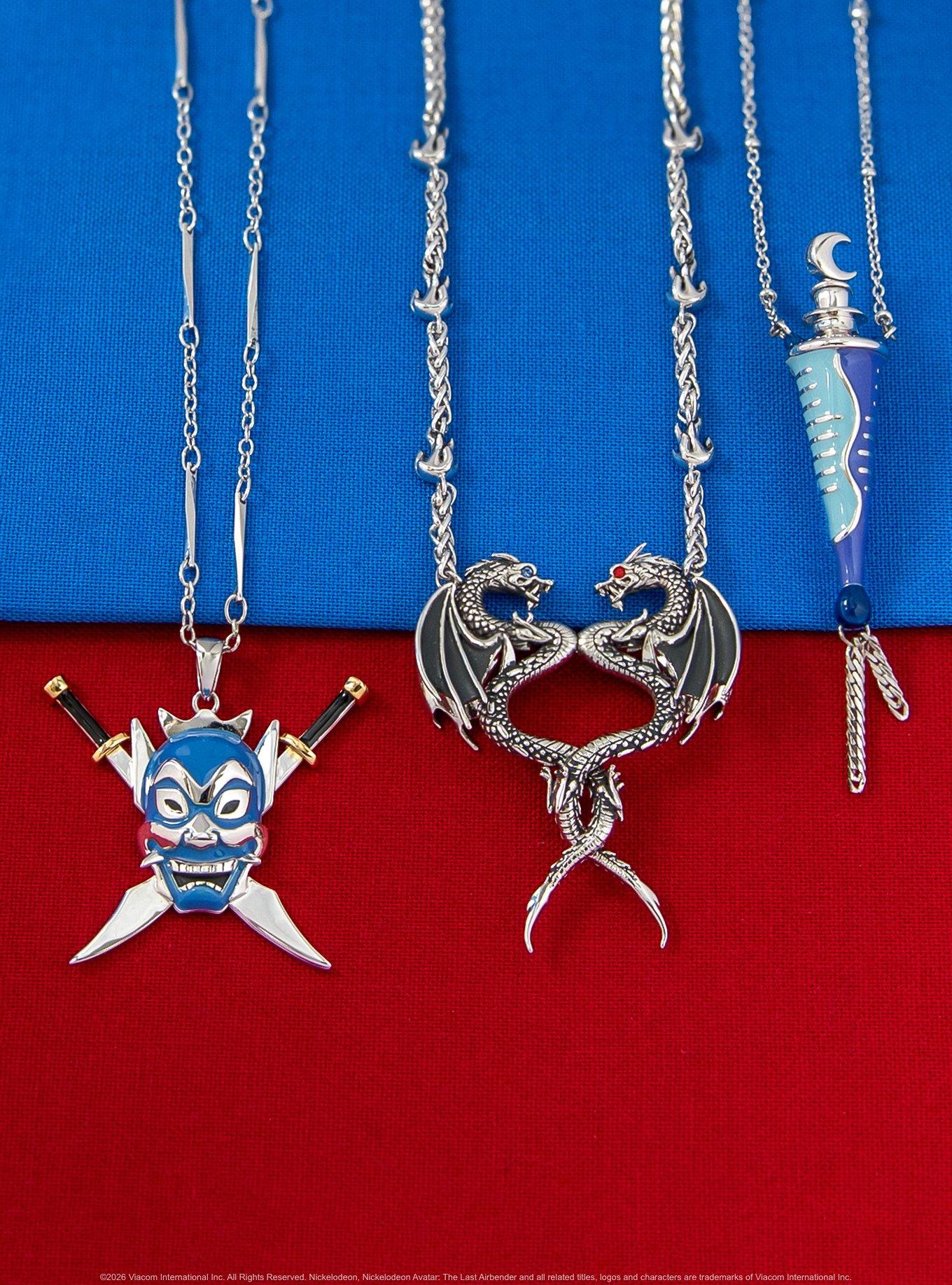 Avatar The Last Airbender X Rocklove The Blue Spirit Necklace, , alternate