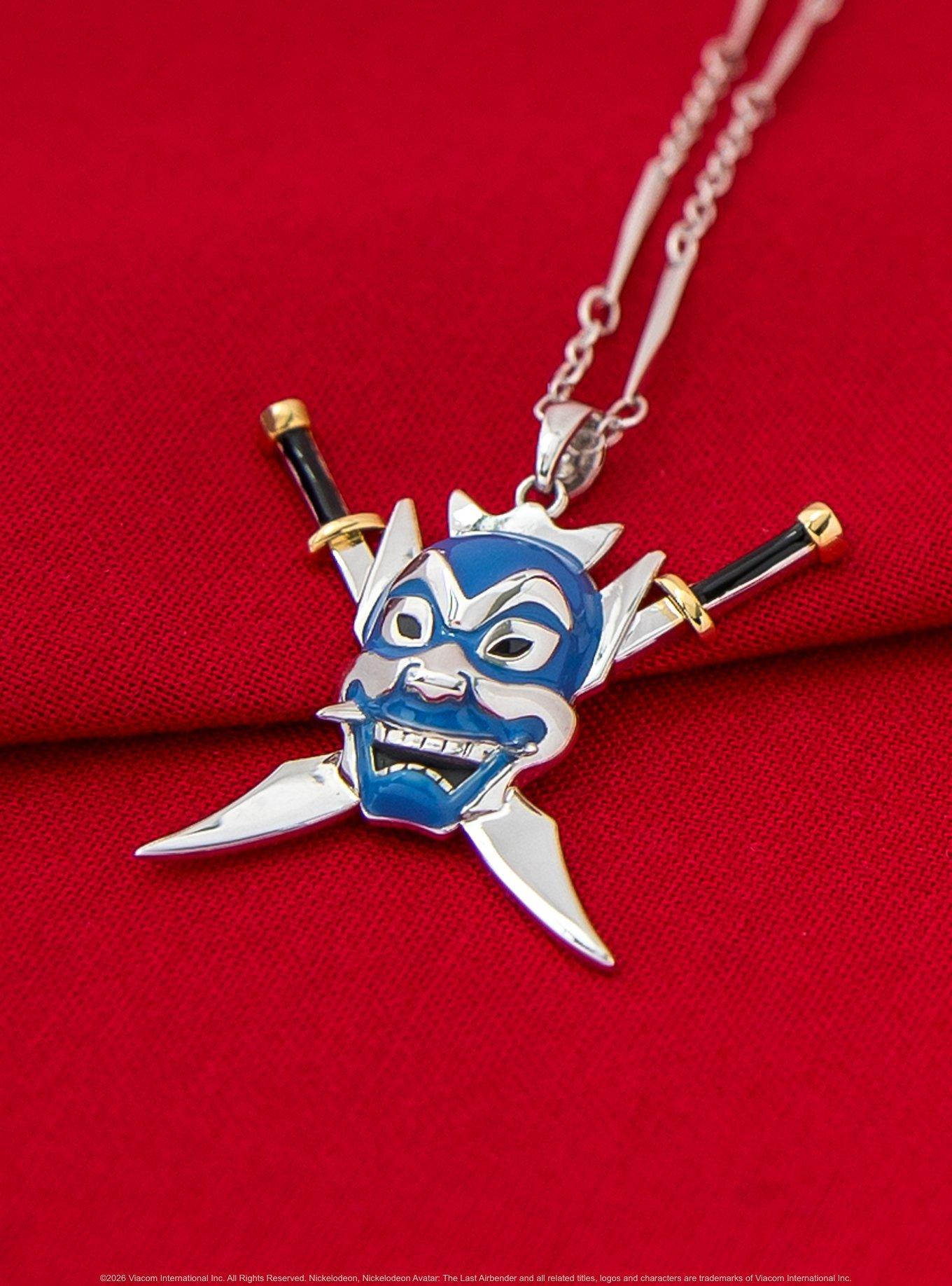 Avatar The Last Airbender X Rocklove The Blue Spirit Necklace, , alternate