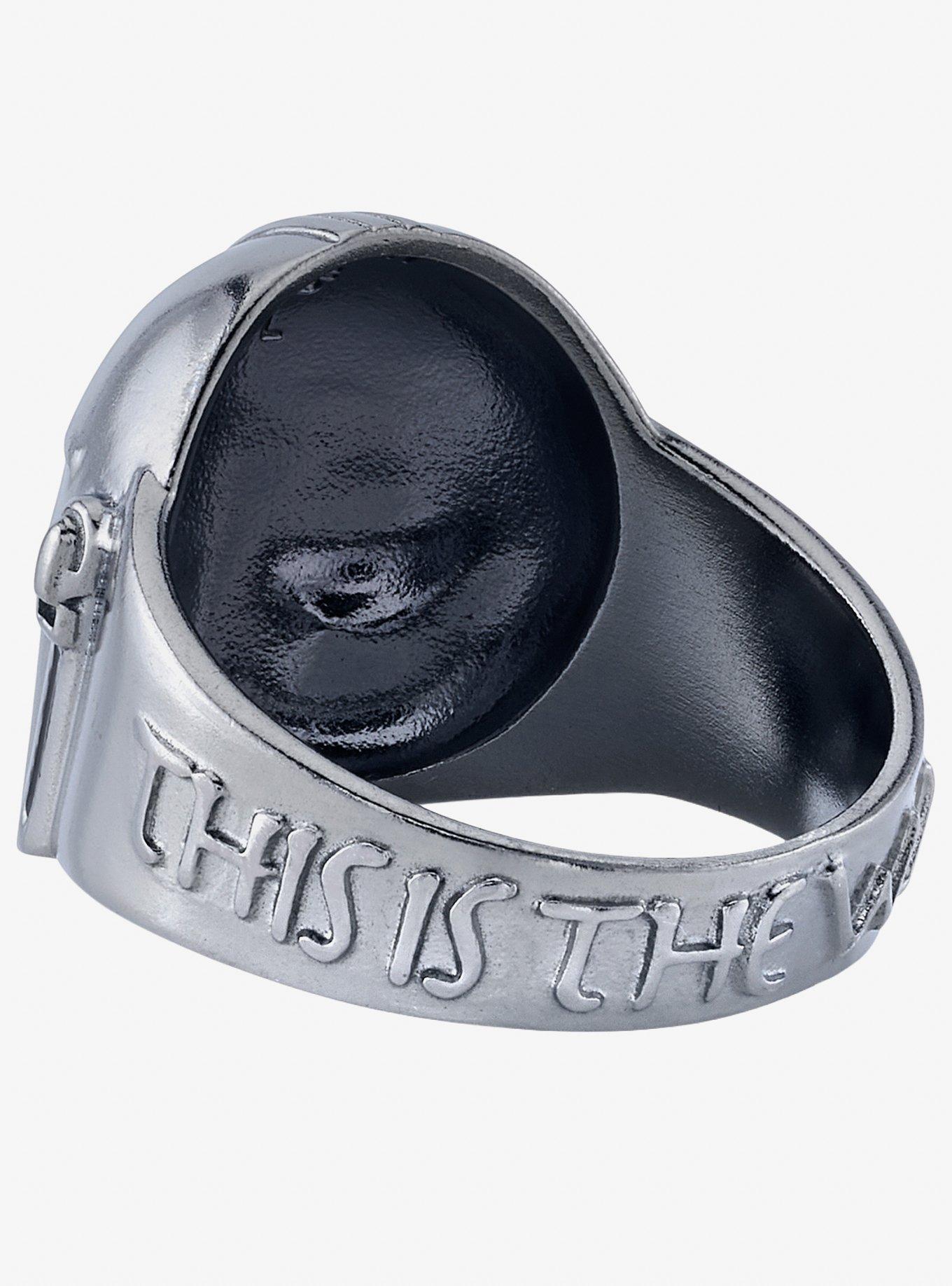 Star Wars X Rocklove Mandalorian Helmet Ring