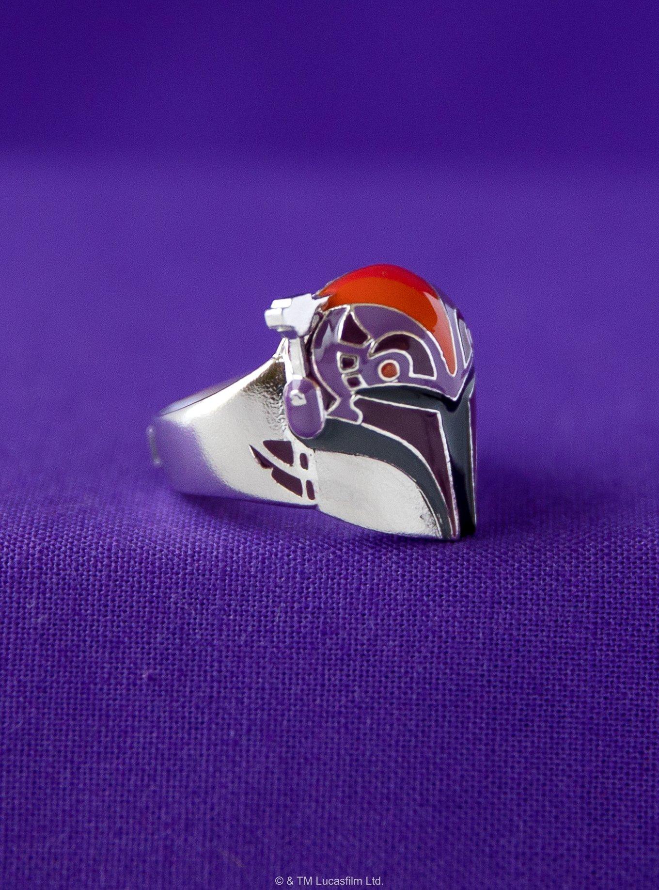 Star Wars X Rocklove Sabine Wren Helmet Ring, PURPLE, alternate - view 3