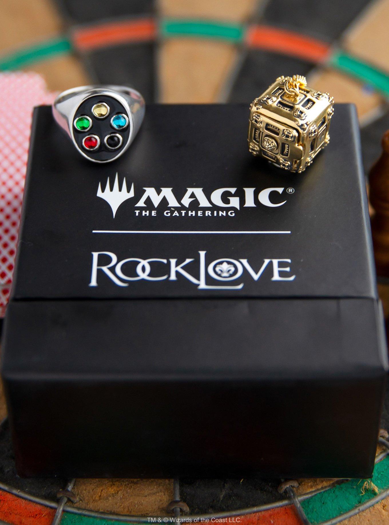 Magic The Gathering X Rocklove Pip Signet Ring, SILVER, alternate - view 5