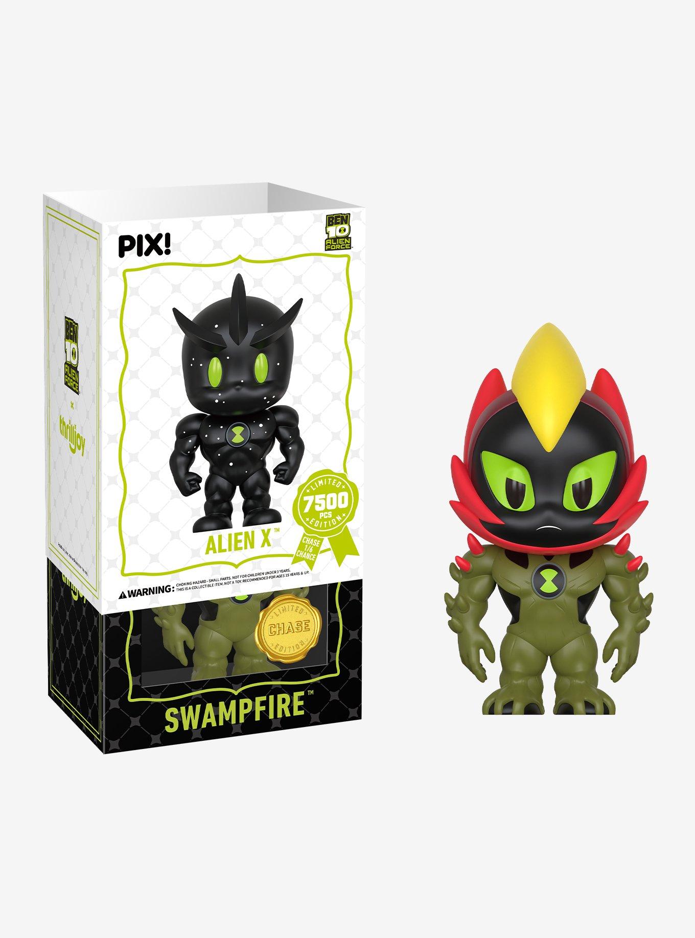 Thrilljoy Ben 10: Alien Force Pix! Alien X Collectible Figure, , alternate - view 3