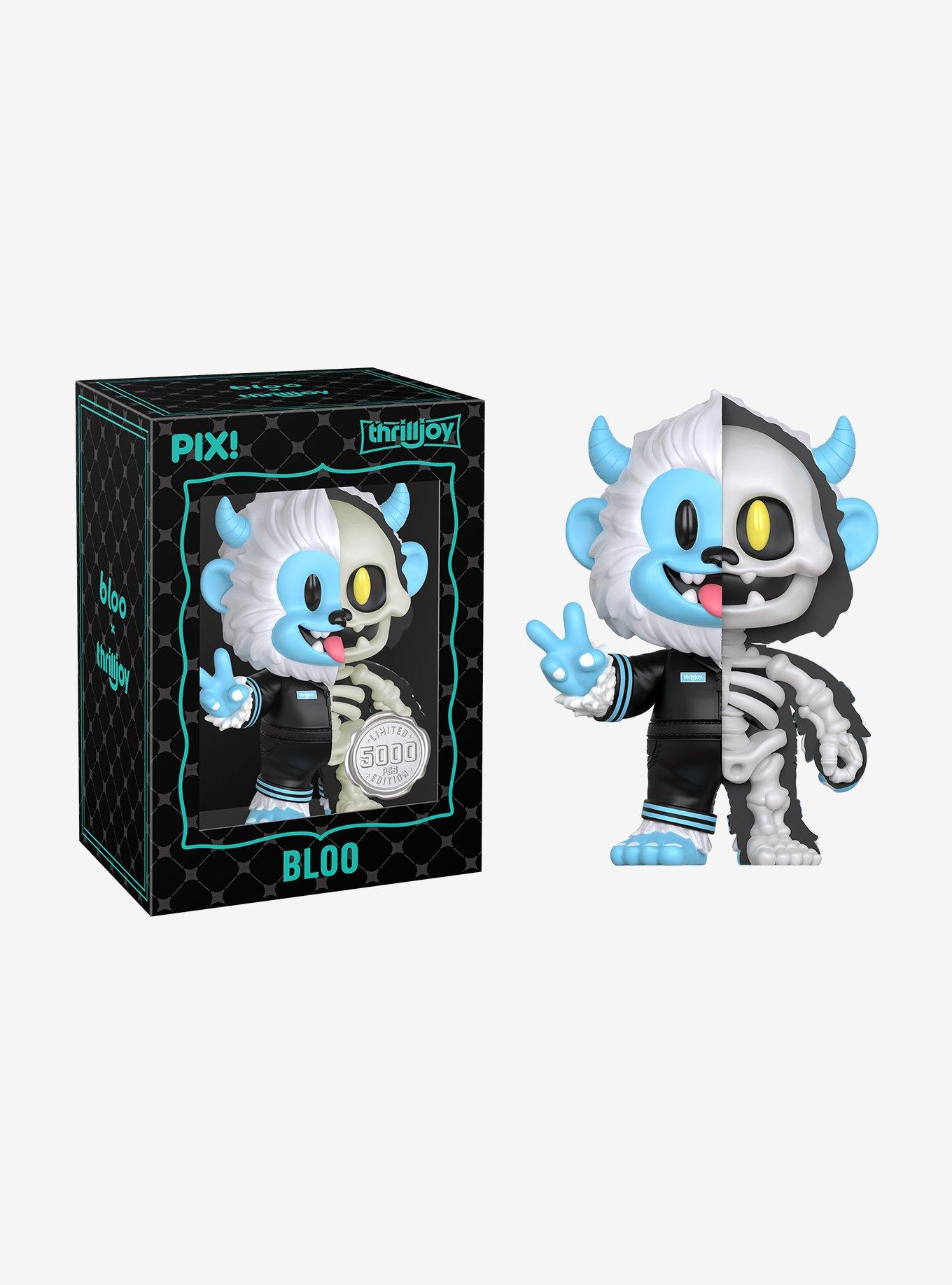 Thrilljoy Half Skeleton Bloo Pix! Collectible Figure, , alternate - view 3