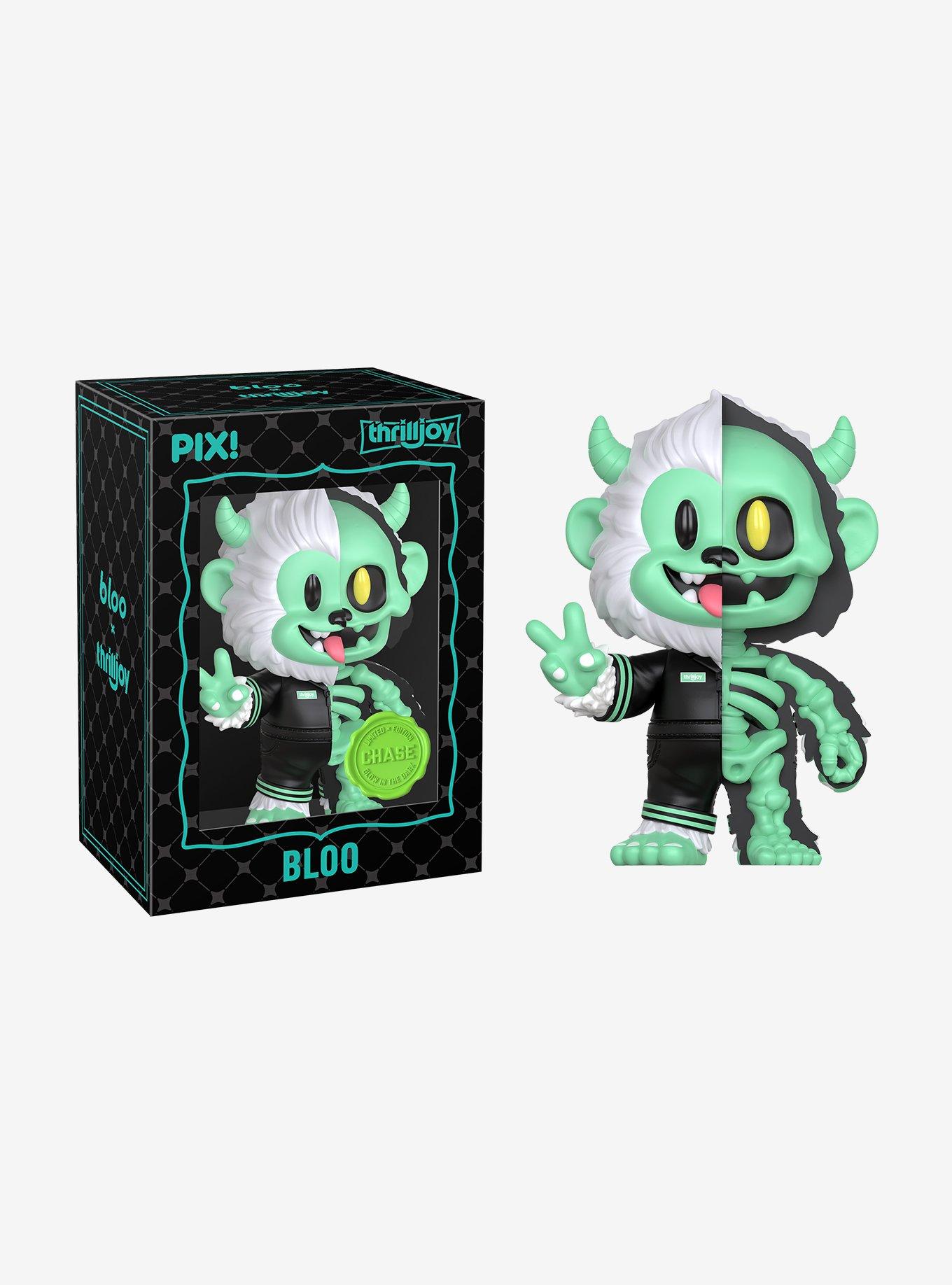 Thrilljoy Half Skeleton Bloo Pix! Collectible Figure, , alternate - view 4