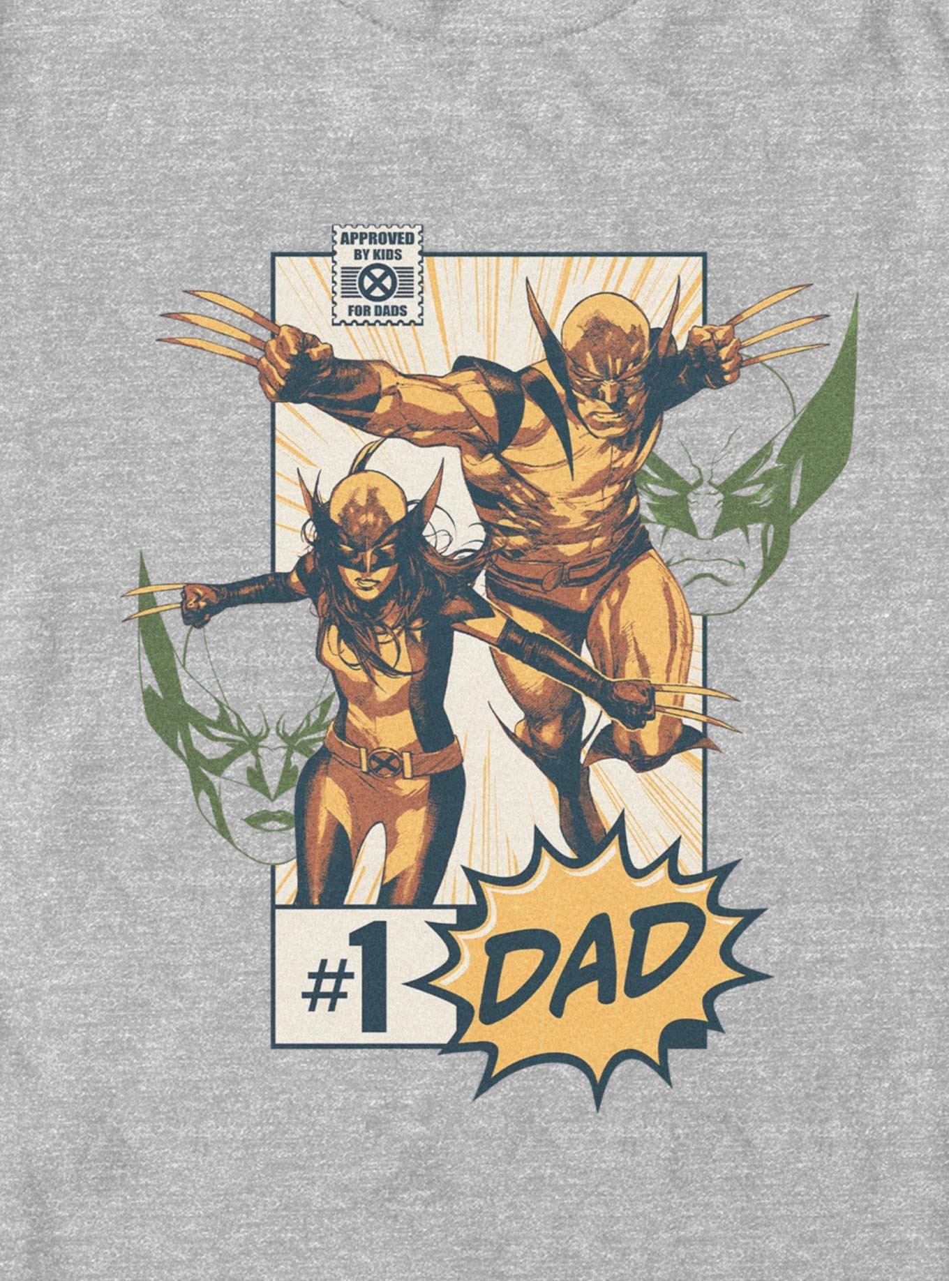 Marvel Wolverine & X-23 Claws Out For Dad T-Shirt, , hi-res