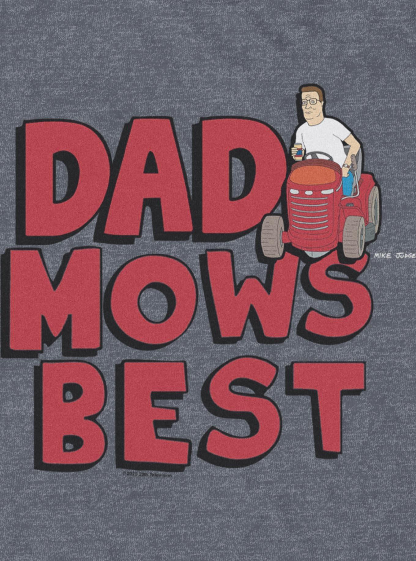 King of the Hill Hank Dad Mows Best T-Shirt, , hi-res